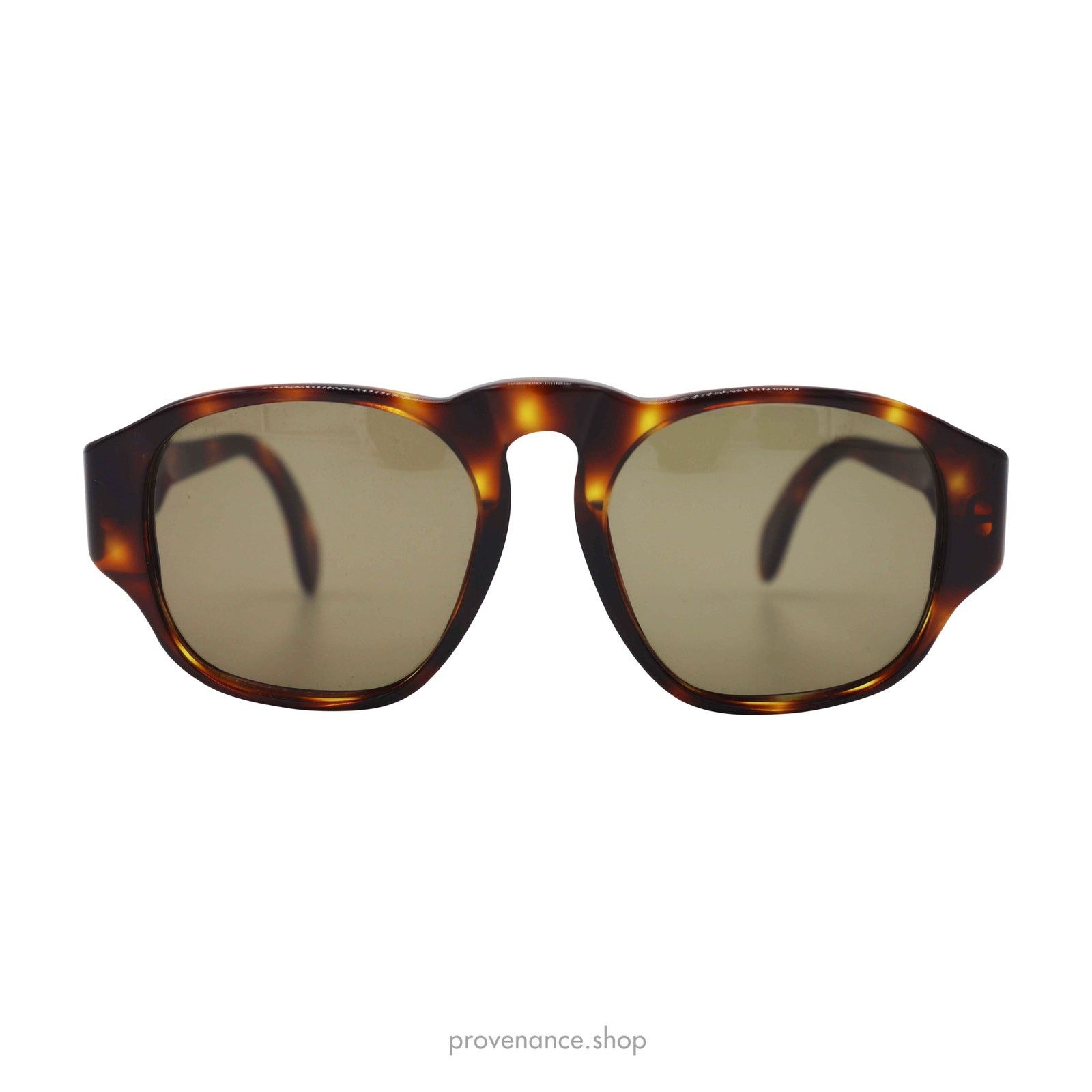 Chanel 🔴 Chanel Double CC Sunglasses - Brown Tortoise - 01452 Size ONE SIZE - 3 Thumbnail