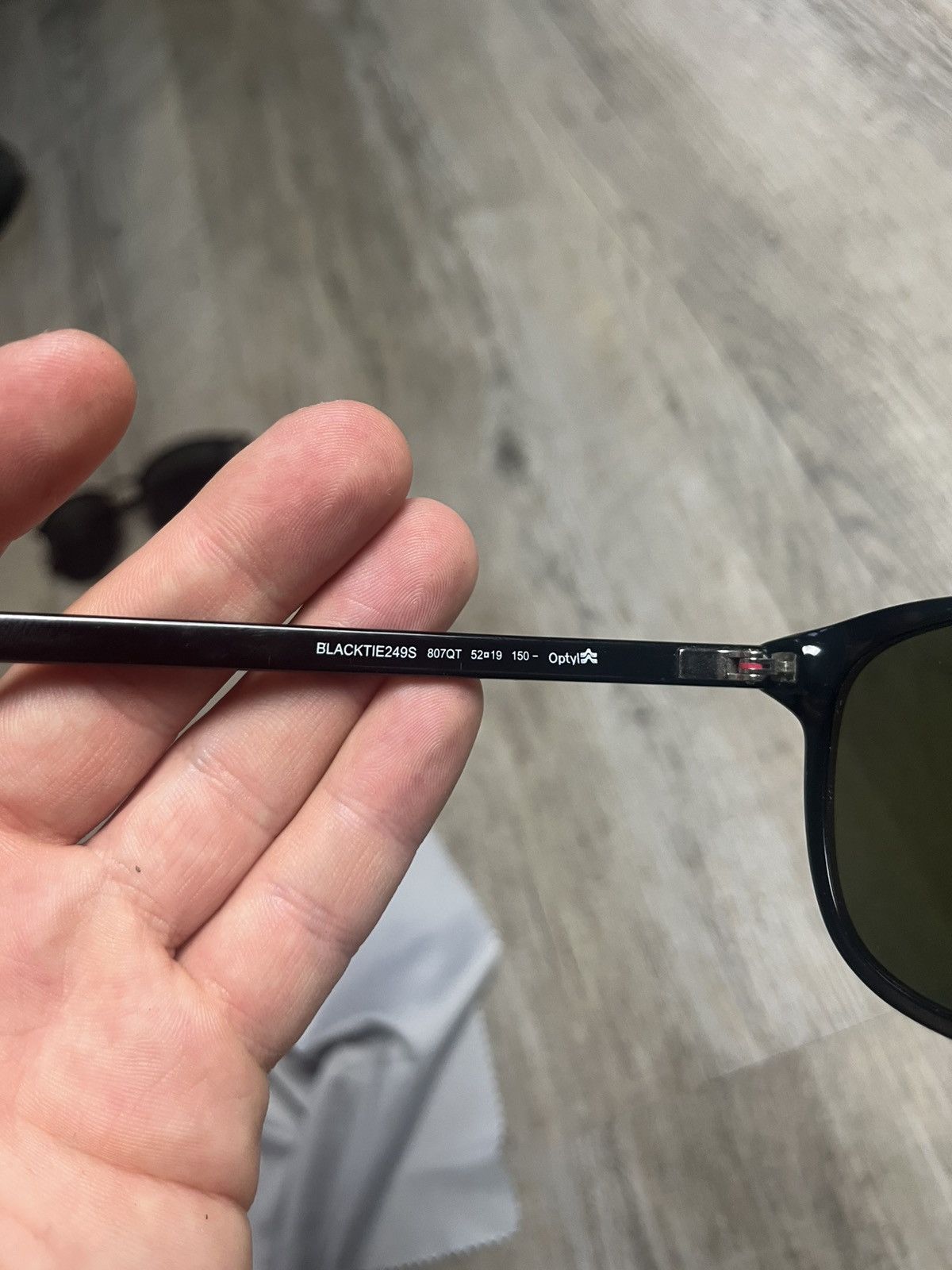 Dior Dior Homme hedi slimane Blacktie 249S Sunglasses Size ONE SIZE - 3 Thumbnail