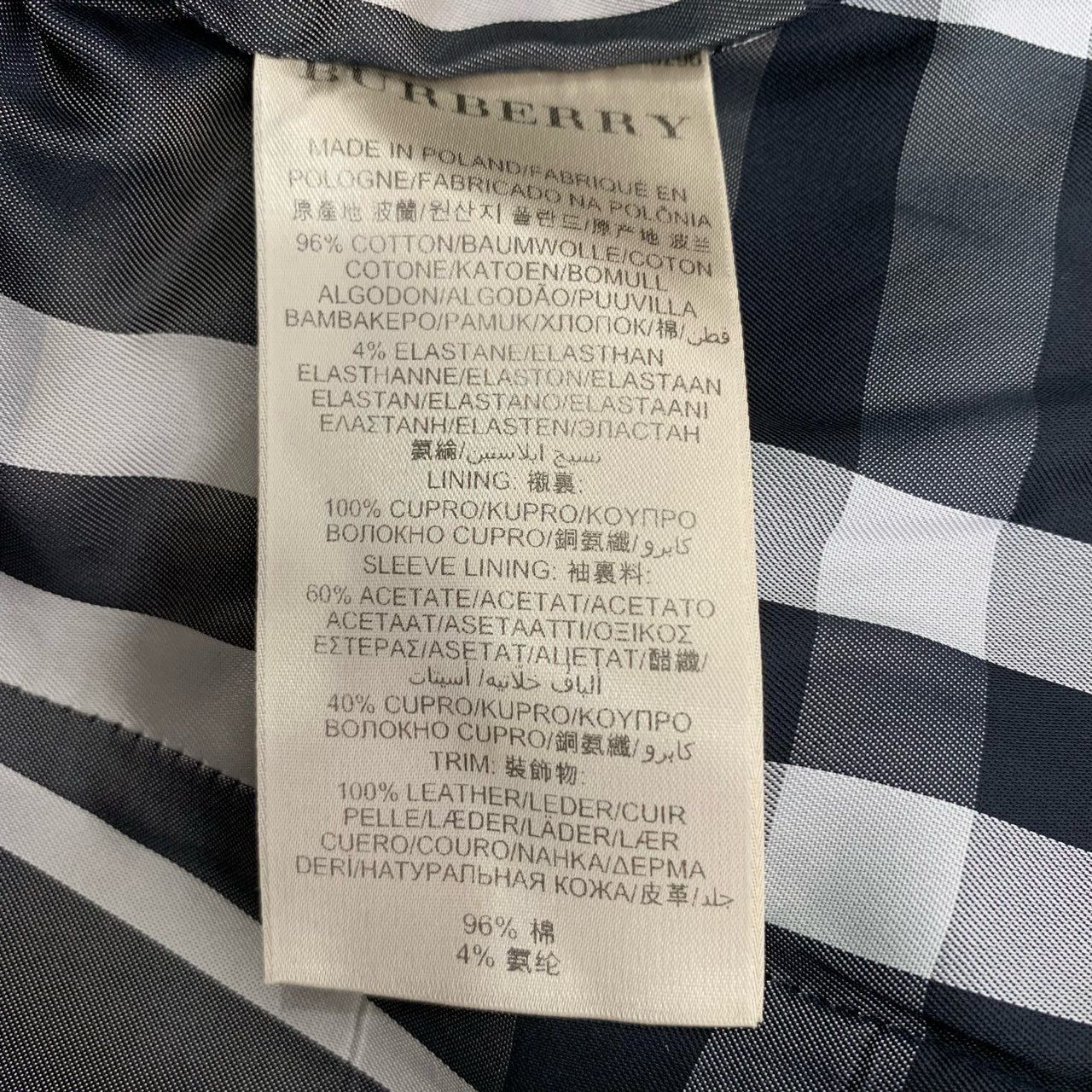 Burberry Burberry London Womens Black Double-Breasted Trench Coat Wit Size S / US 4 / IT 40 - 3 Thumbnail