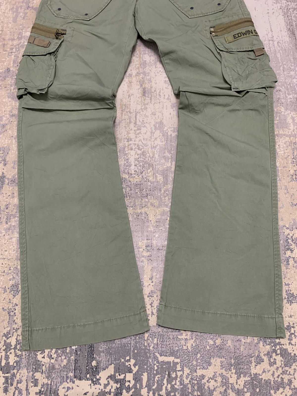 Japanese Brand EDWIN Golf Multipocket OG Cargo Pant Size US 32 / EU 48 - 3 Thumbnail