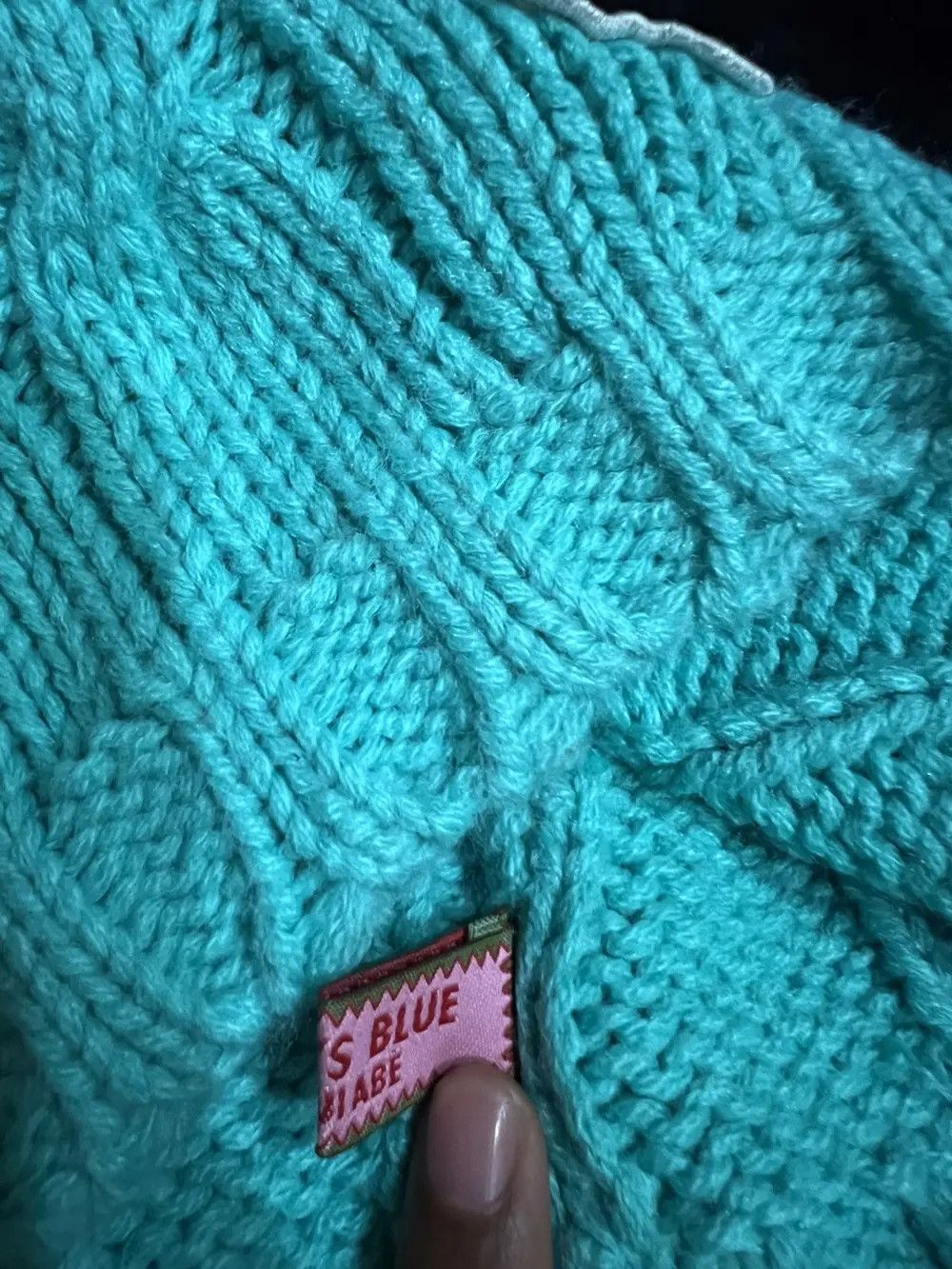 Japanese Brand Betty Blue Bobble Beanie Hat Size ONE SIZE - 6 Thumbnail