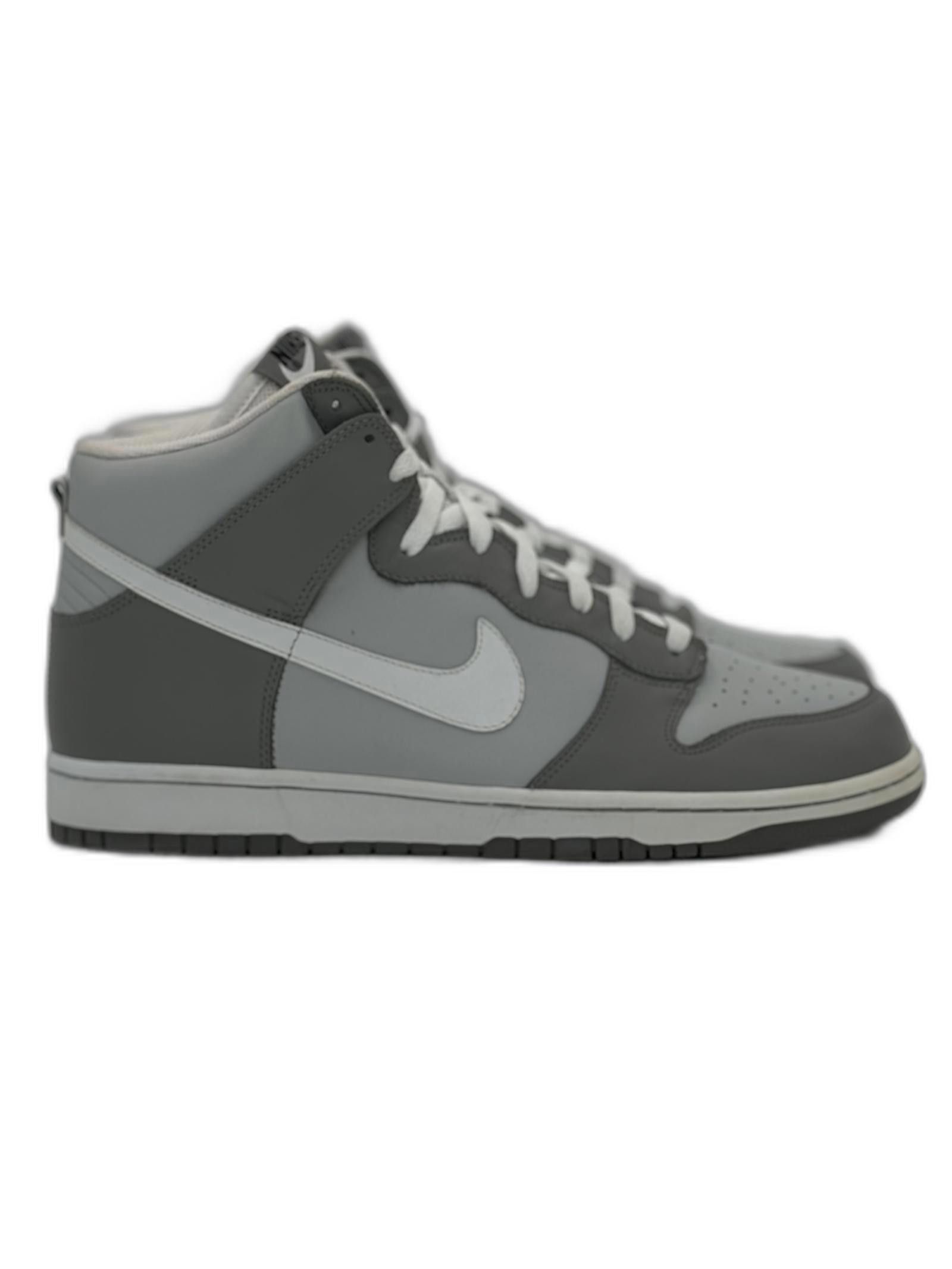 Nike NIKE MENS DUNK HIGH NEUTRAL GREY/WHITE-LIGHT CHARCOAL SZ 12 Size US 12 / EU 45 - 3 Thumbnail