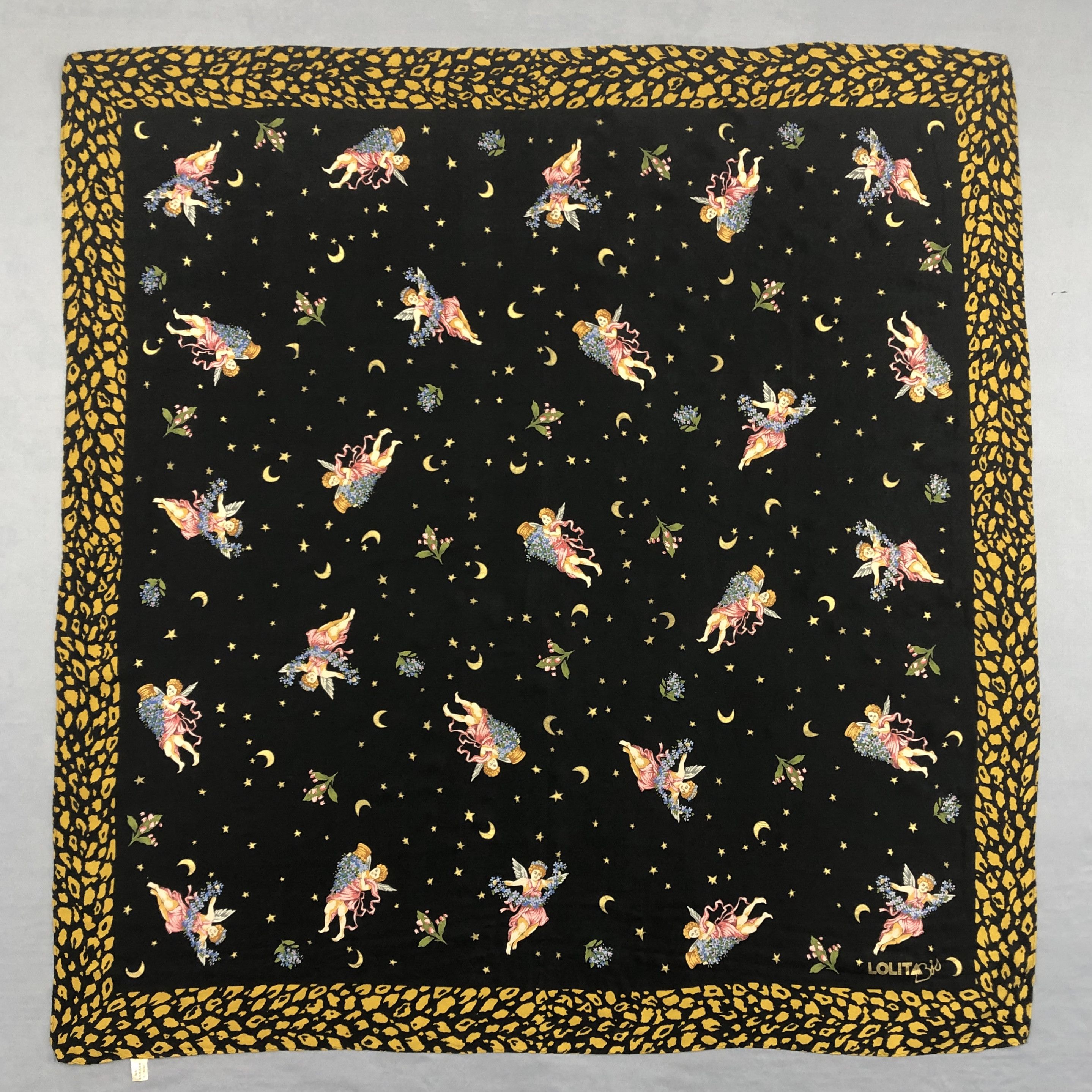 Other Vintage Lolita SILK Scarf Twill Stole Wraps Scarves Size ONE SIZE - 1 Thumbnail