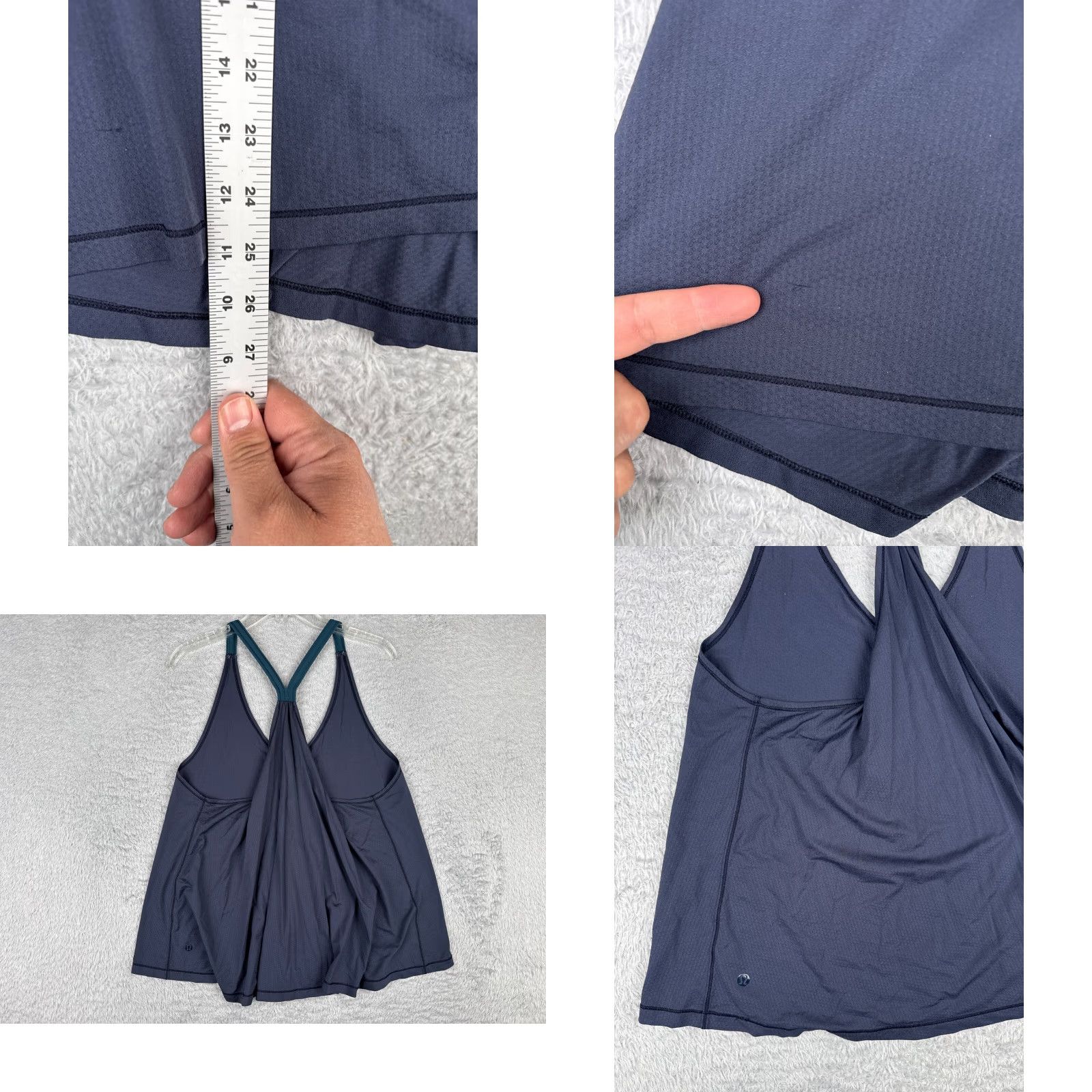 Lululemon VINTAGE Lululemon Shirt Women 8 Blue The Oneness Tank NO BRA READ Size M / US 6-8 / IT 42-44 - 8 Thumbnail