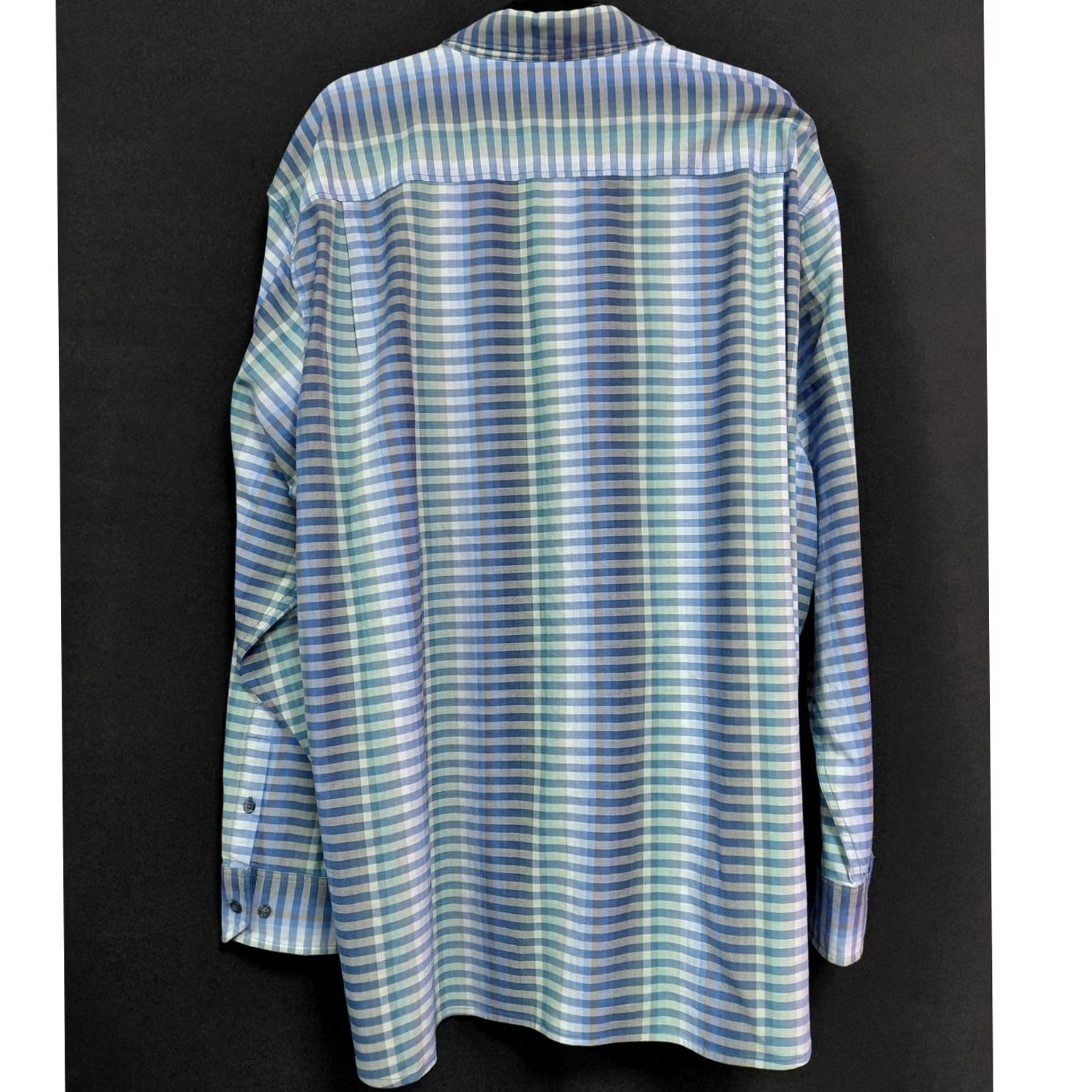 Tommy Bahama VINTAGE Tommy Bahama Silk Blue Striped Button-Up Shirt Woven Long Sleeve 3XL Size US XXL / EU 58 / 5 - 2 Thumbnail