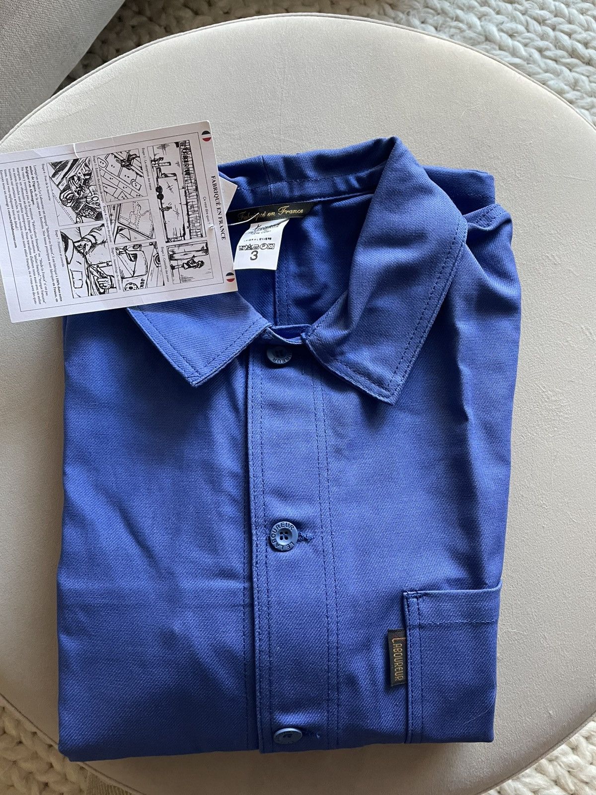 Le Laboureur Le Laboureaur Cotton Drill Chore Coat Size US L / EU 52-54 / 3 - 1 Thumbnail