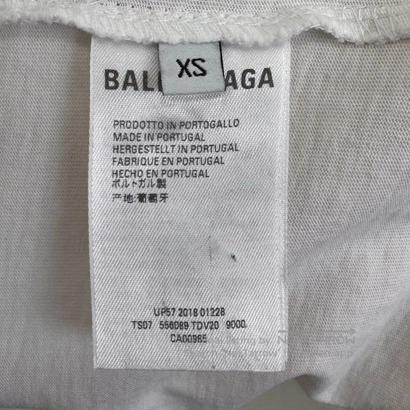 Balenciaga Balenciaga Techno Embroidered Short Sleeve T-Shirt. Size US XS / EU 42 / 0 - 4 Thumbnail