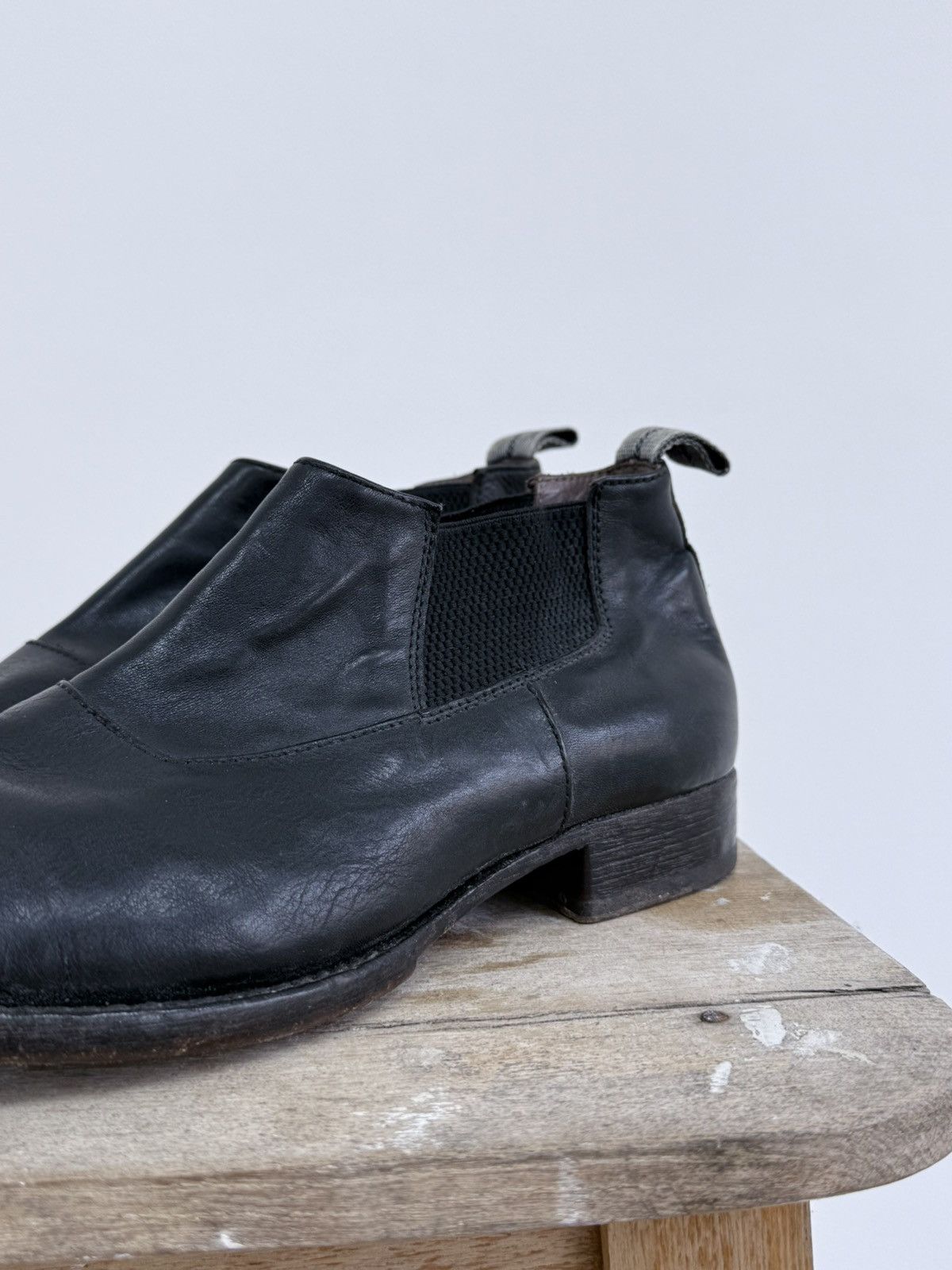 MoMA Avant Garde MoMa Guidi Style Distressed Leather Shoes Size US 7.5 / EU 40-41 - 3 Thumbnail