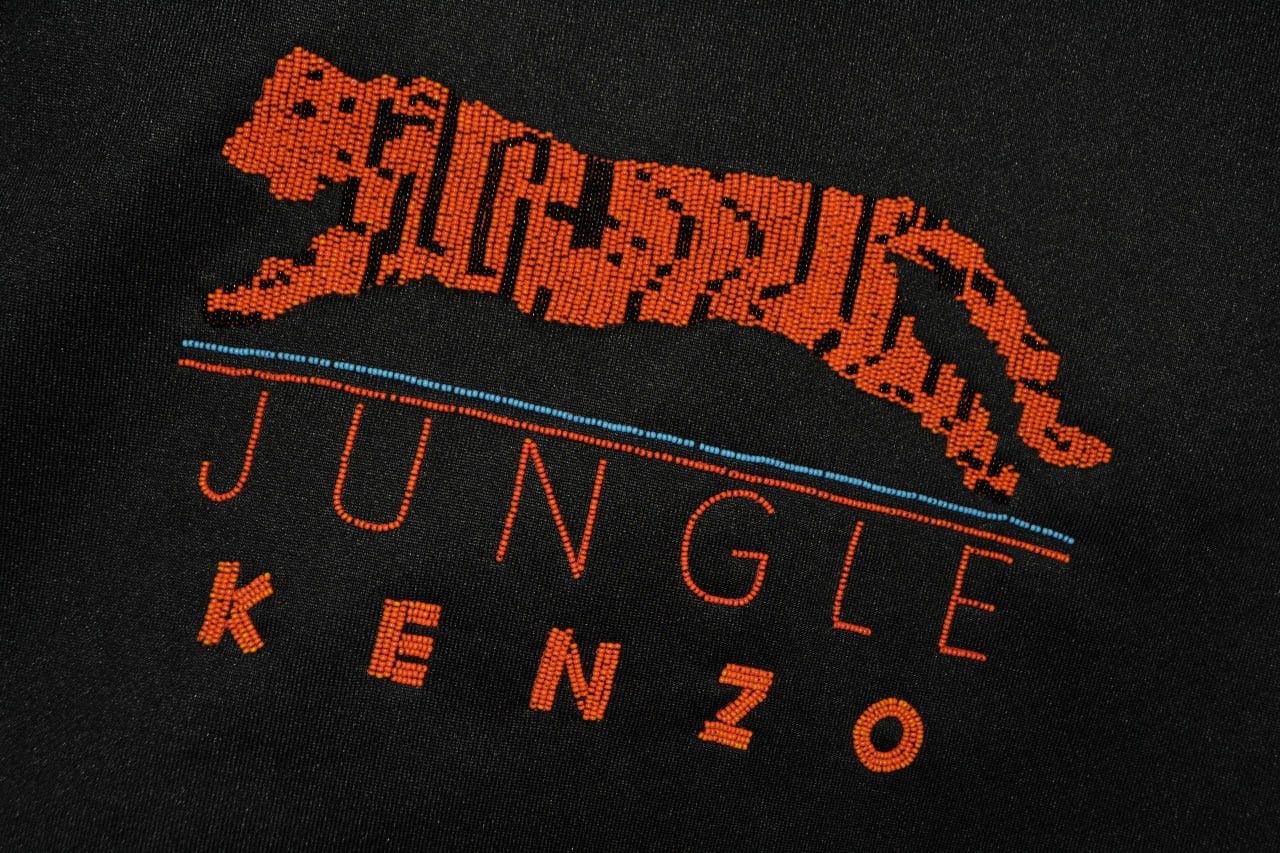 Jungles × Kenzo Kenzo H&M Jungle Sweatshirt Zipper Sleeves Beaded Design Size US XS / EU 42 / 0 - 4 Thumbnail