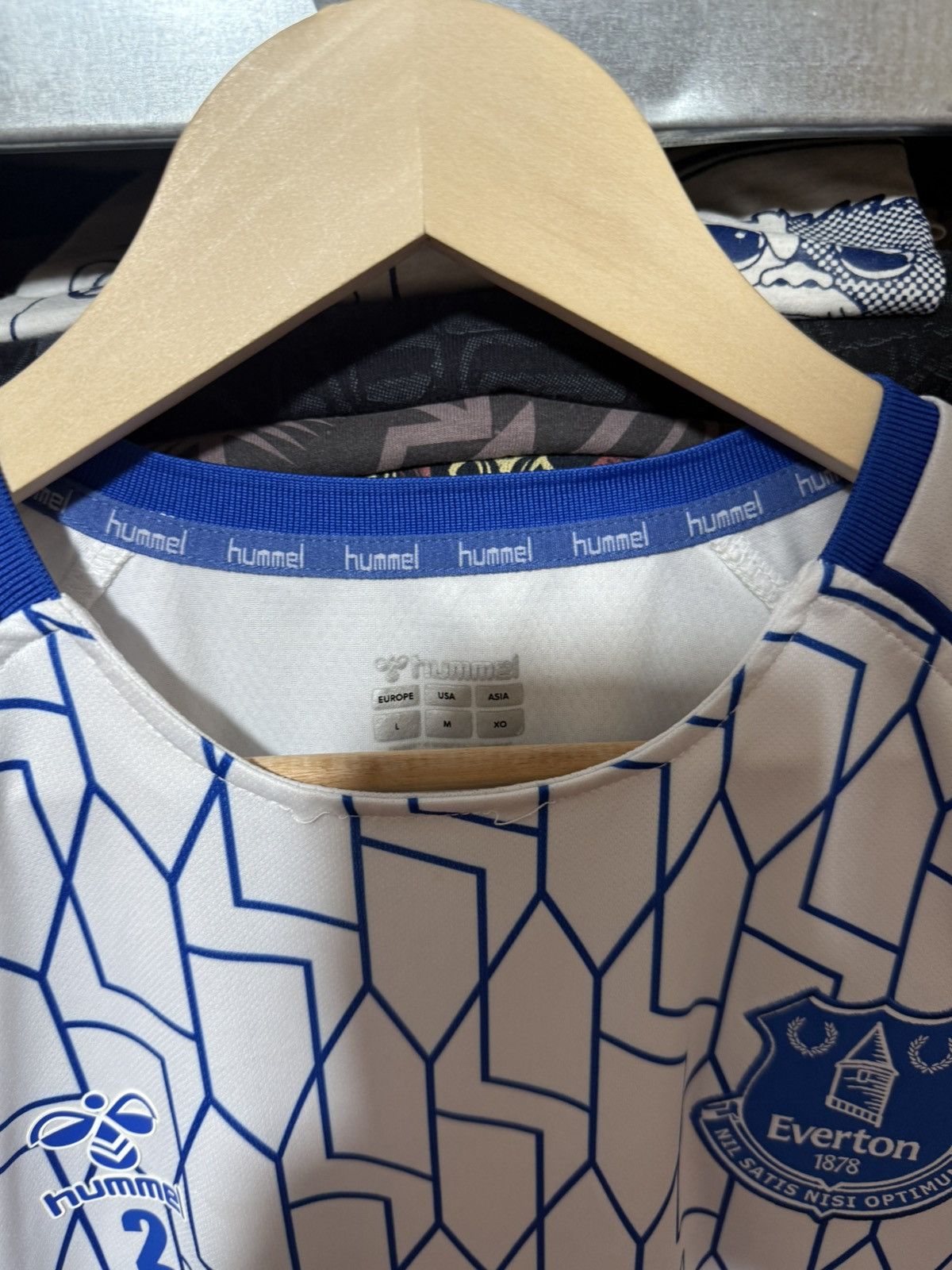 Hummel Everton Hummel 2022 2024 Training Football Soccer Jersey Size US XL / EU 56 / 4 - 5 Thumbnail