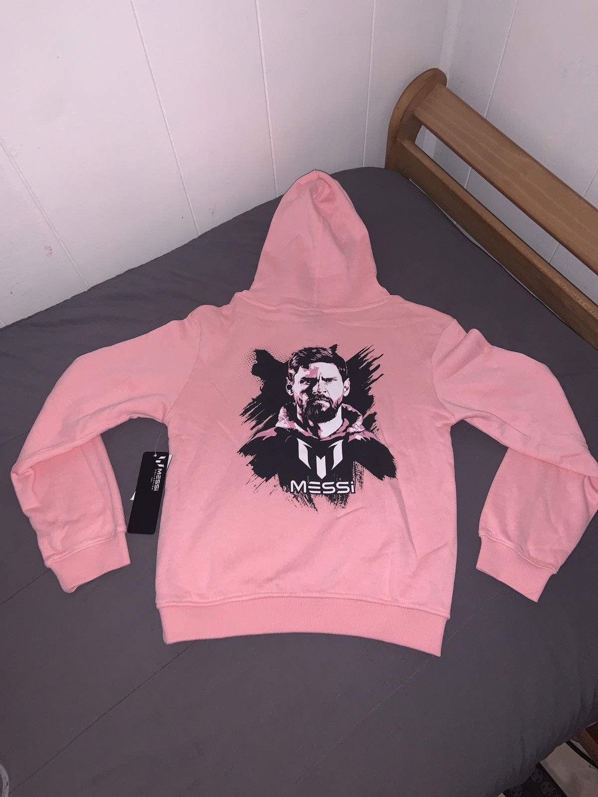 Other KIDS - Boys - Messi Pullover Hoodie - Size L - Pink Size US L / EU 52-54 / 3 - 5 Thumbnail