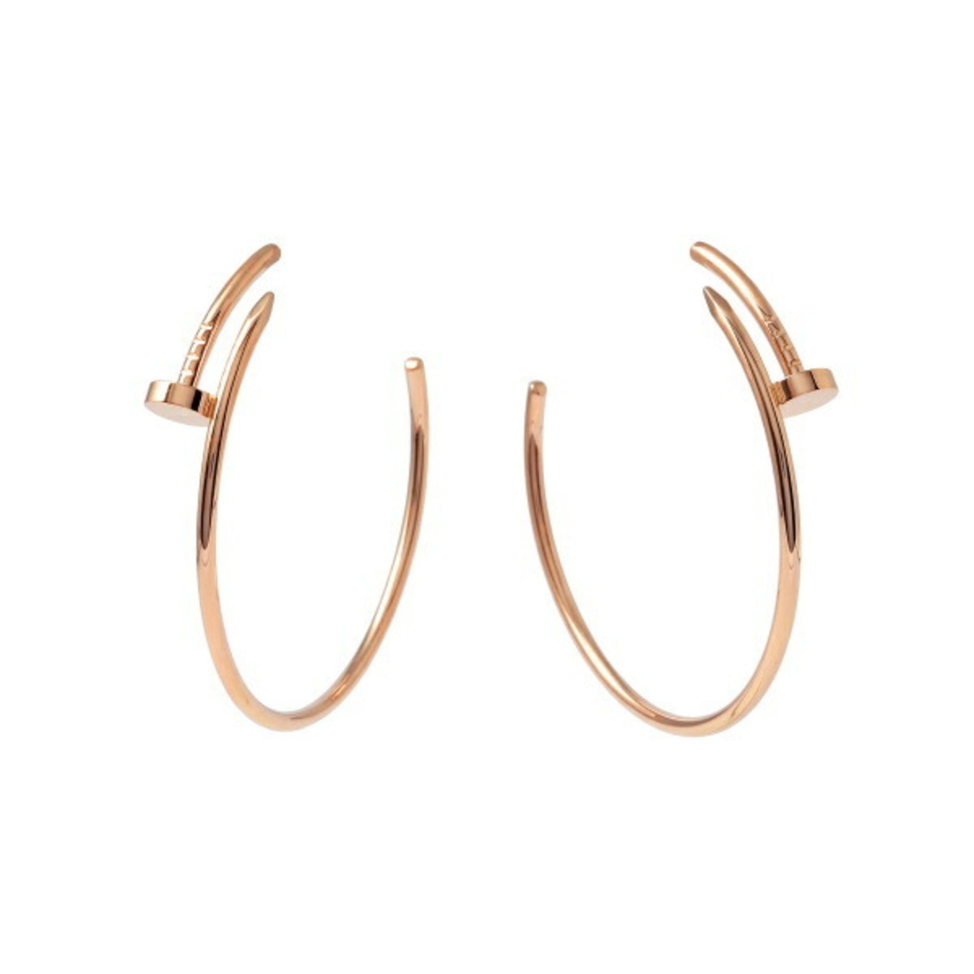 image of Cartier Just Ankle K18Pg Pink Gold Earrings, Women's