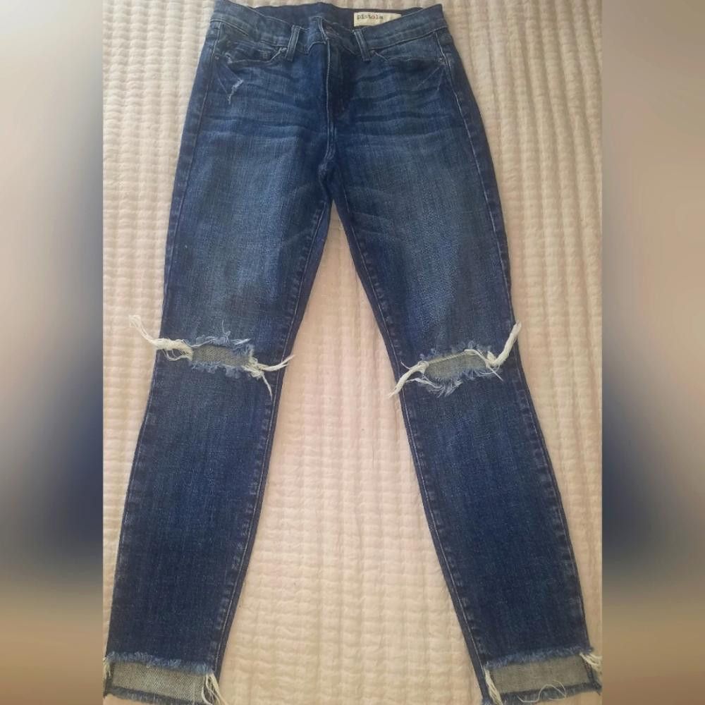 Designer Pistola Distressed Jean's Size 27 Size 27" / US 4 / IT 40 - 3 Thumbnail