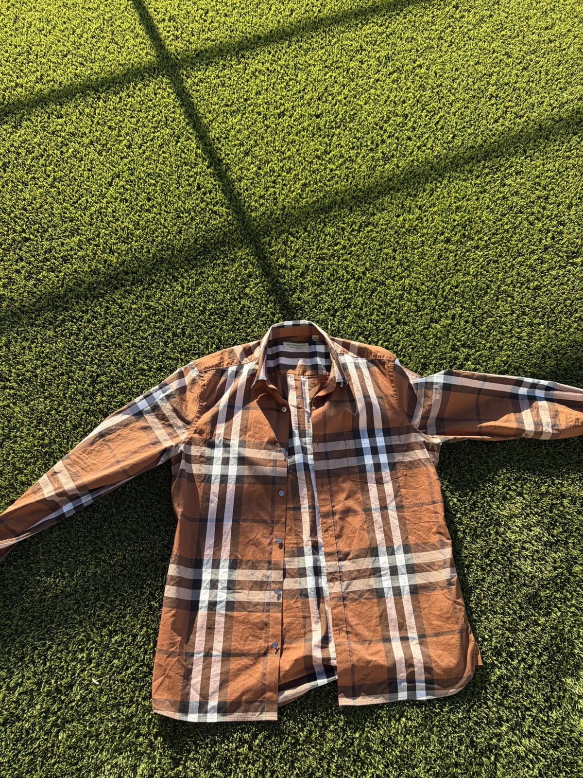Burberry Burberry button up Size US L / EU 52-54 / 3 - 1 Thumbnail