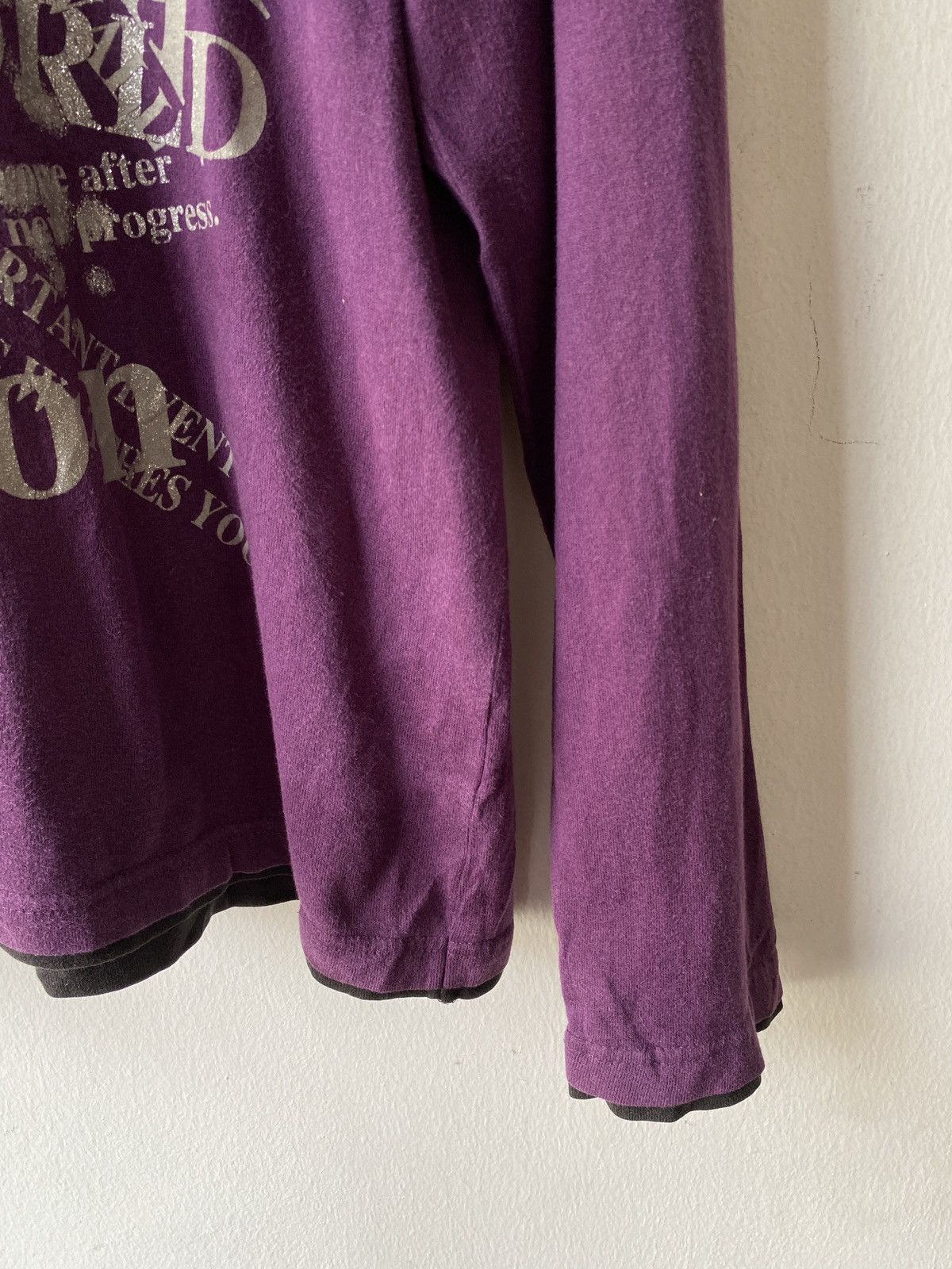 If Six Was Nine Collins Japan Poem Design Double Collar Long Sleeve Size US L / EU 52-54 / 3 - 7 Thumbnail
