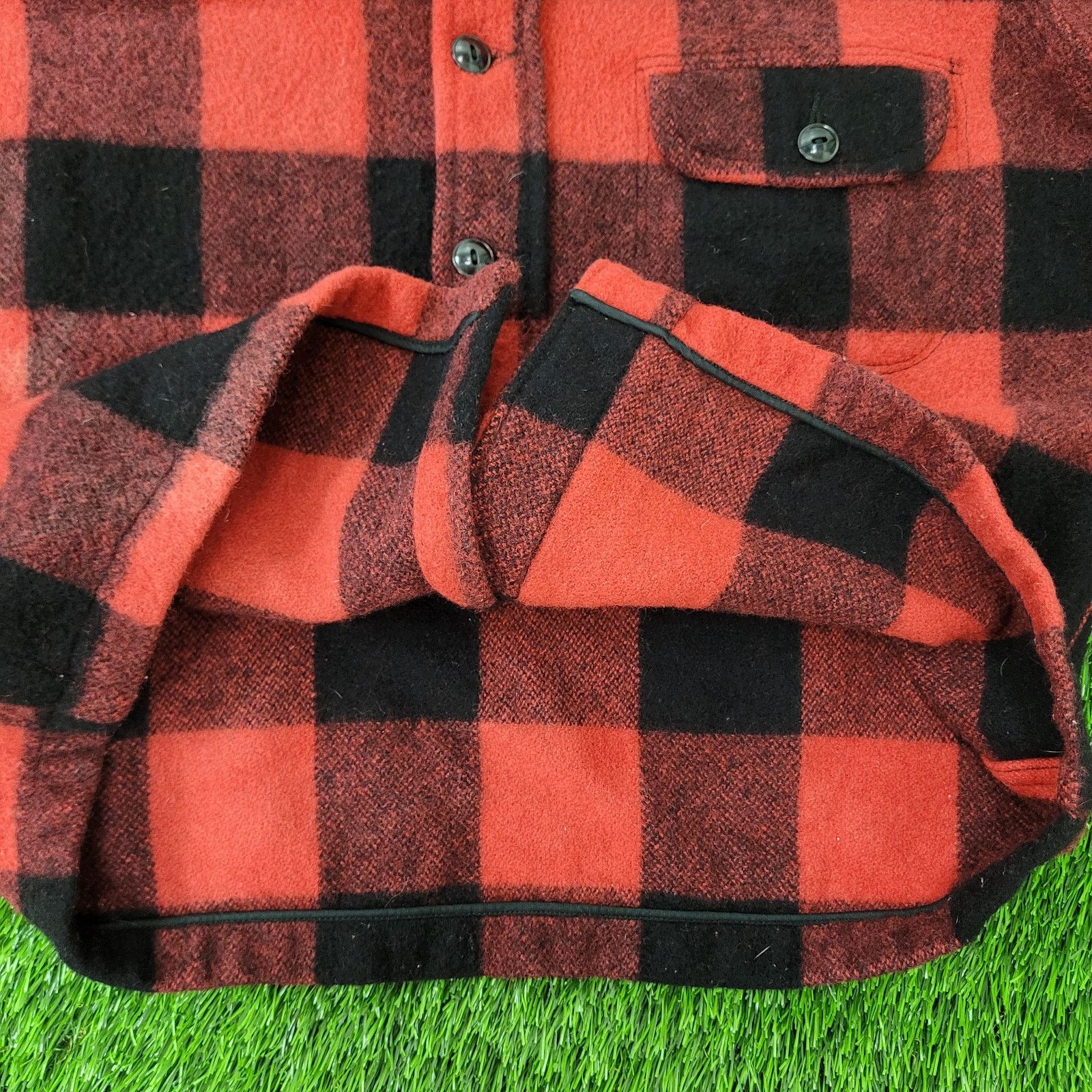 Maine Guide VTG 70s Wool Hunting Jacket Women M/L 24x26 Oversized USA Size L / US 10 / IT 46 - 4 Thumbnail