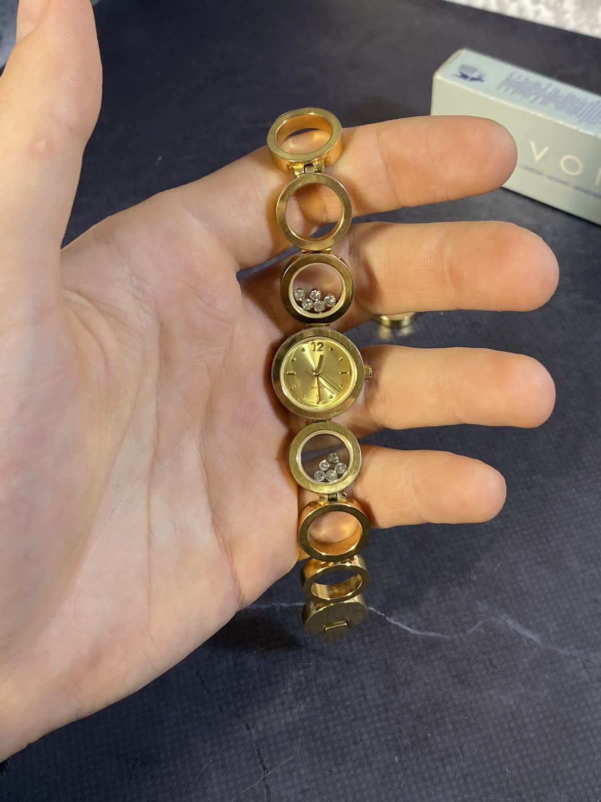 Jewelry Avon Crystal Accent Bracelet Watch Japanese Brand Size ONE SIZE - 12 Thumbnail
