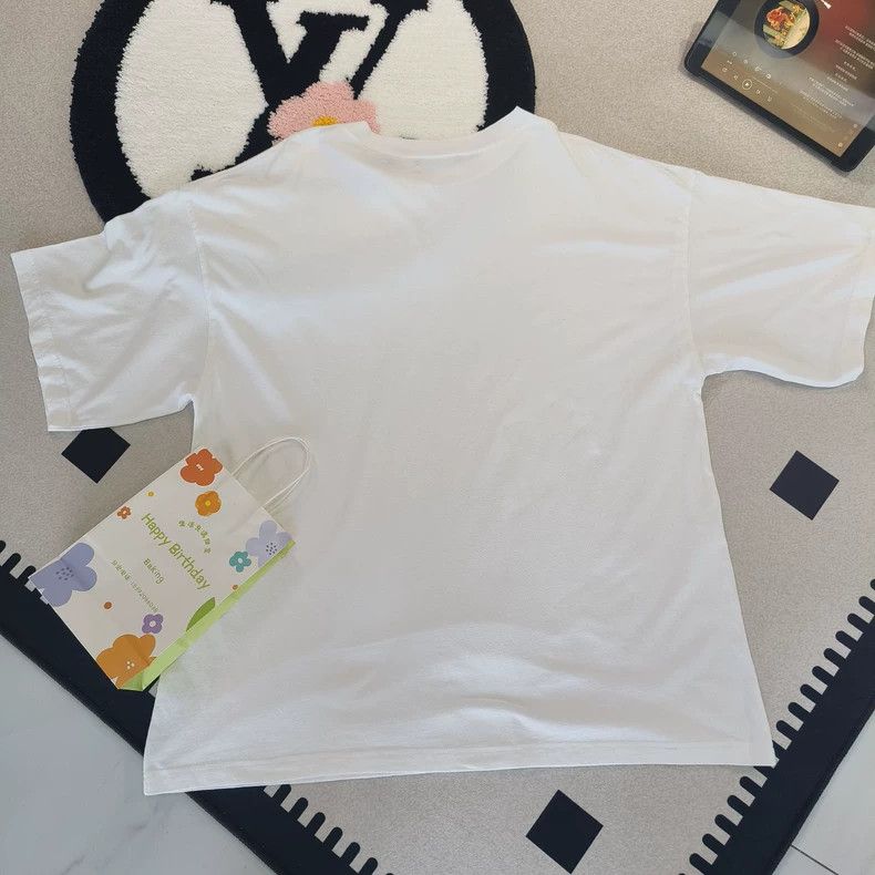 Balenciaga Balenciaga White short-sleeved T-shirt, 100% cotton fabric Size US M / EU 48-50 / 2 - 2 Thumbnail