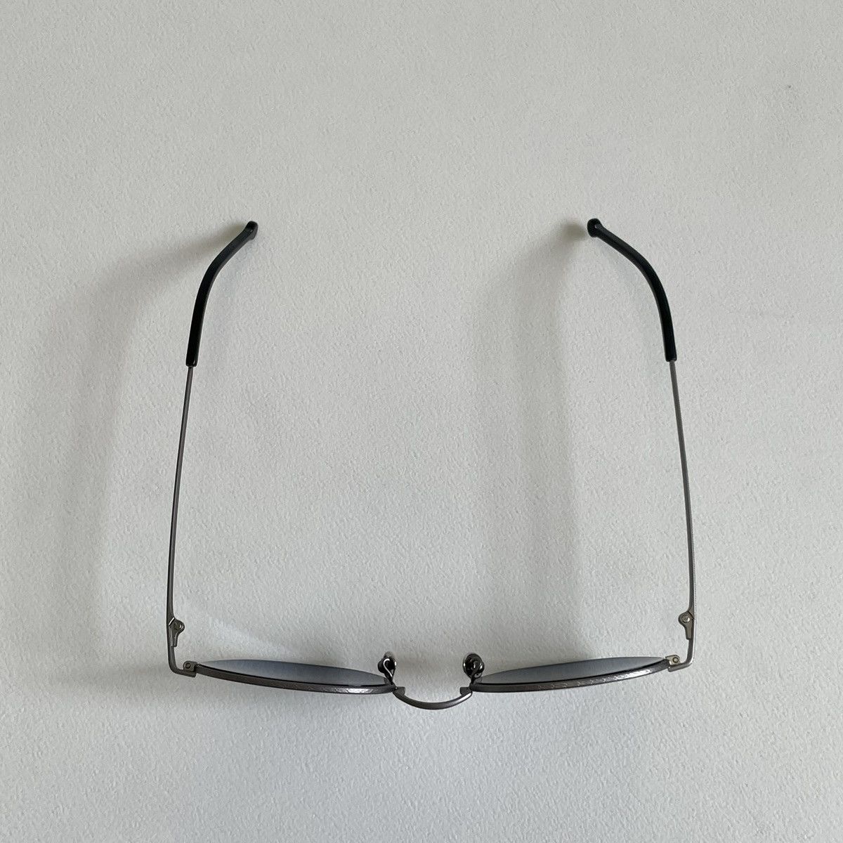 Cutler and Gross Gunmetal Silver Round Lens Sunglasses Size ONE SIZE - 15 Thumbnail
