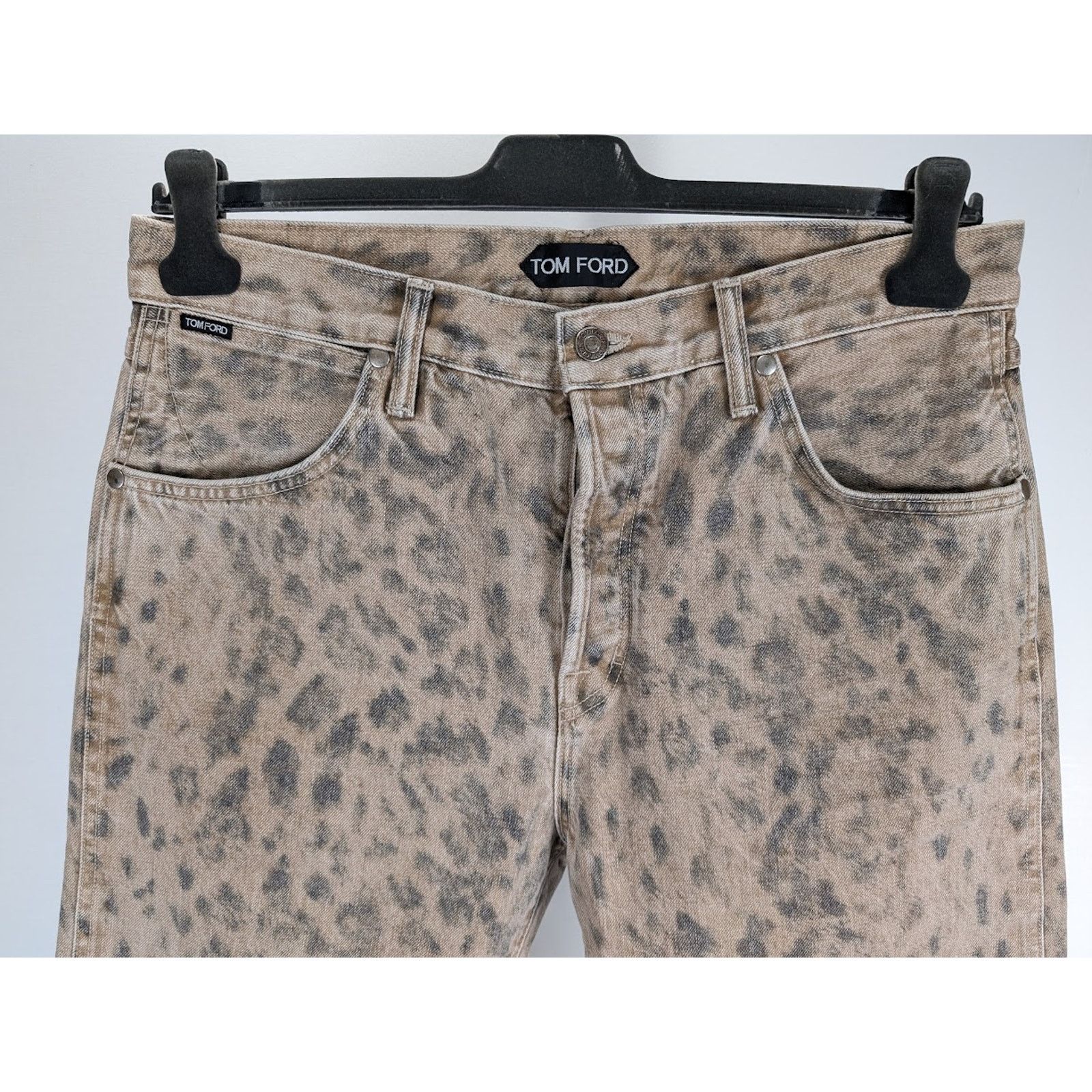 o1rshd1 Denim Pant in Aged Leopard 34