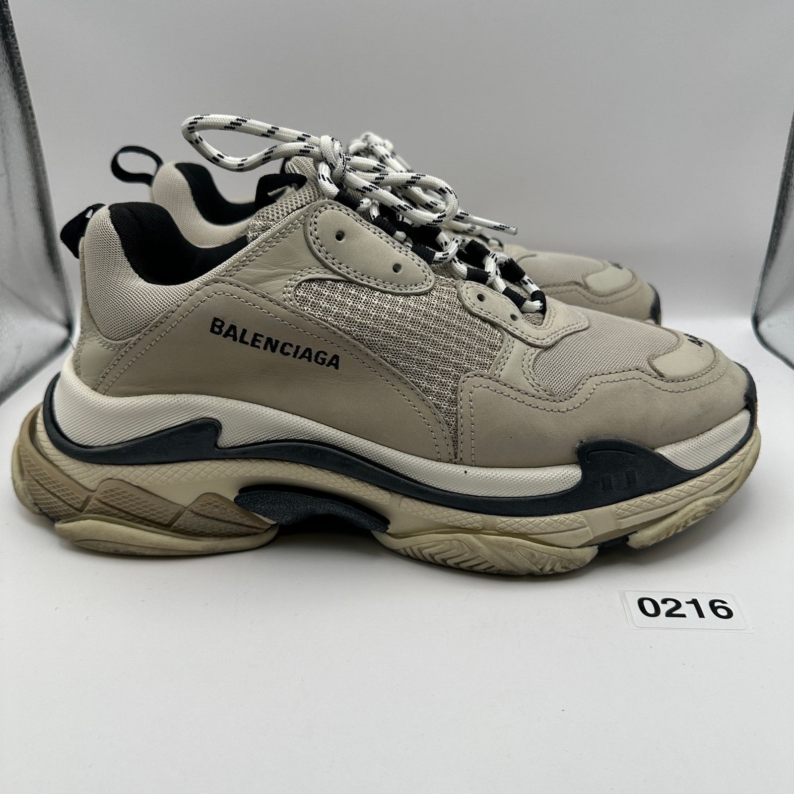 Balenciaga BALENCIAGA RARE TRIPLE S Men's 11 Sneaker Vanille 536747 Size US 11 / EU 44 - 3 Thumbnail