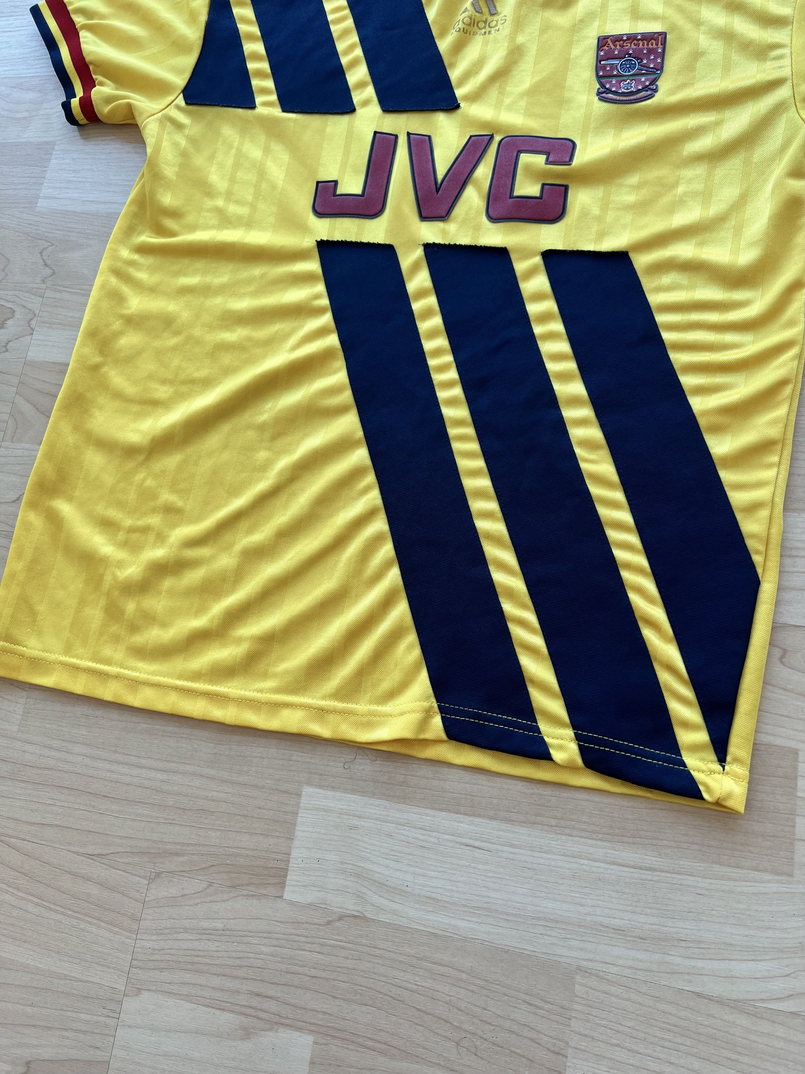 Adidas ARSENAL 1993 1994 AWAY FOOTBALL SHIRT Size US S / EU 44-46 / 1 - 4 Thumbnail