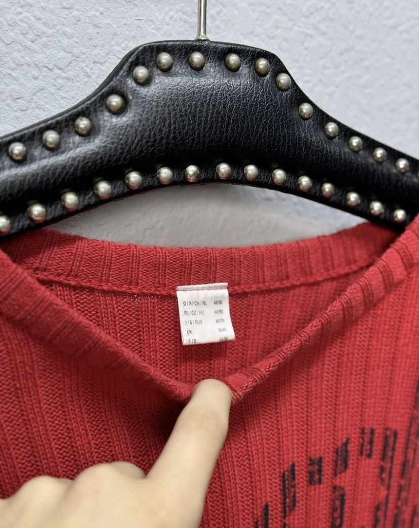 Japanese Brand Distressed Striped Sweater Vintage Faded Knit Y2K Effect Size US M / EU 48-50 / 2 - 7 Thumbnail