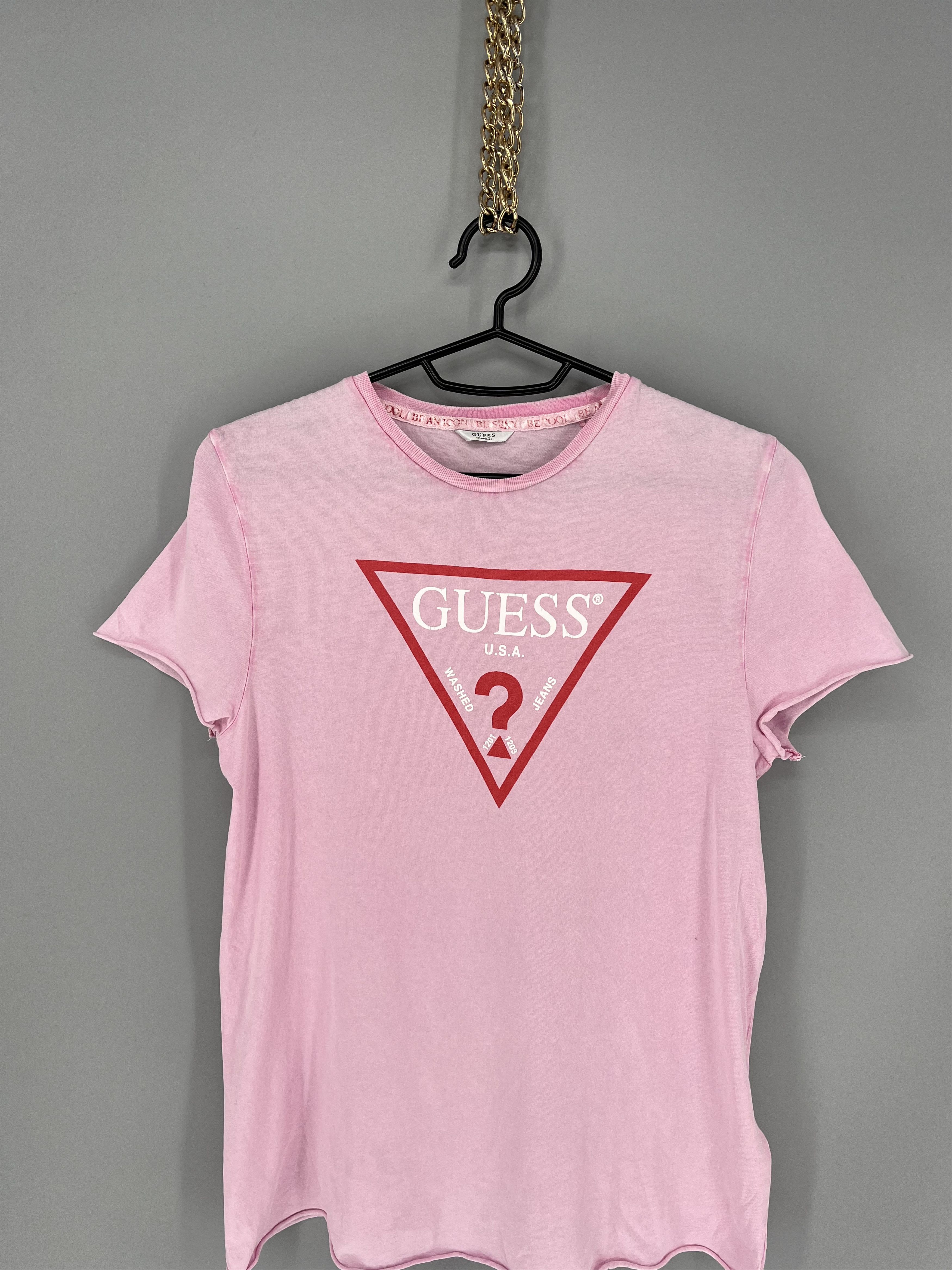 Guess Guess Short Sleeve Tshirt Big Logo Spellout Jumpe Size M / US 6-8 / IT 42-44 - 6 Thumbnail