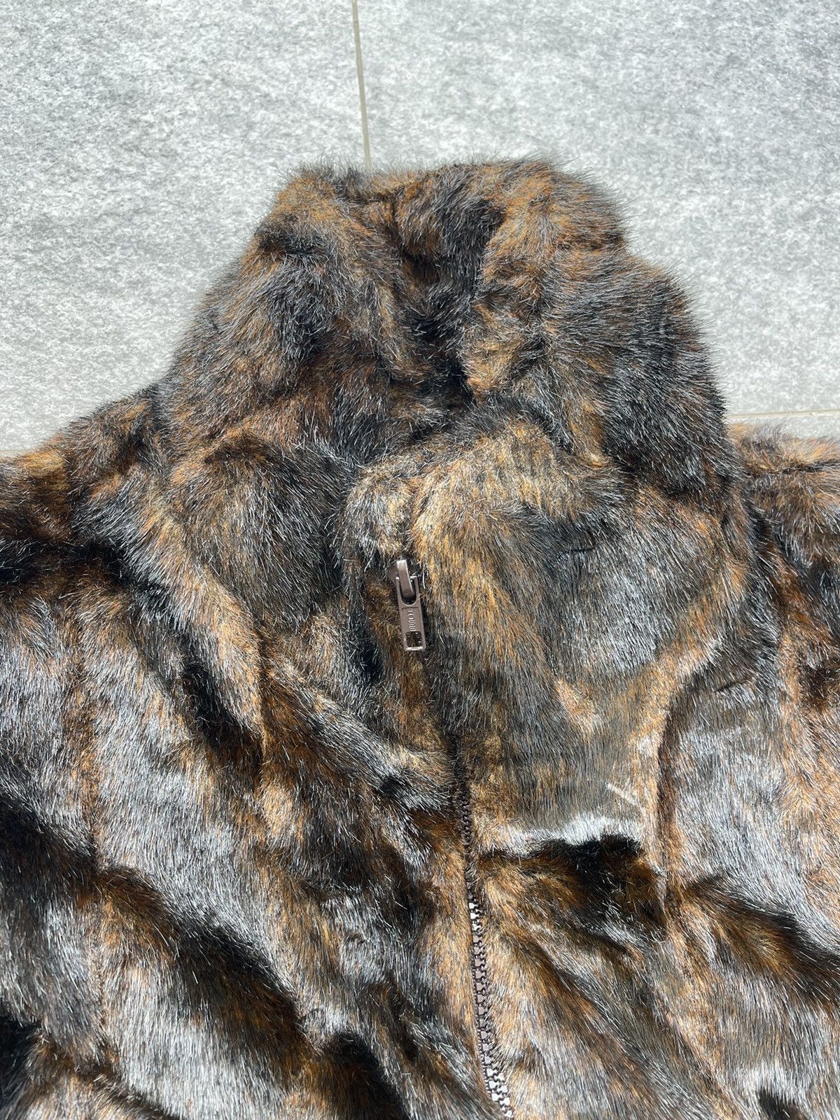 Japanese Brand × Vintage Vintage Atelier Faux Fur Vest Jacket Size L / US 10 / IT 46 - 8 Thumbnail