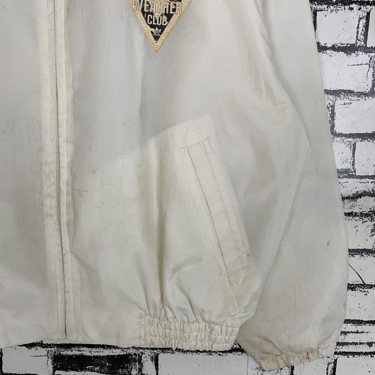 Adidas × Designer × Vintage Vintage Adidas Weather Club Zipper Light Jacket Medium Size Size US M / EU 48-50 / 2 - 3 Thumbnail