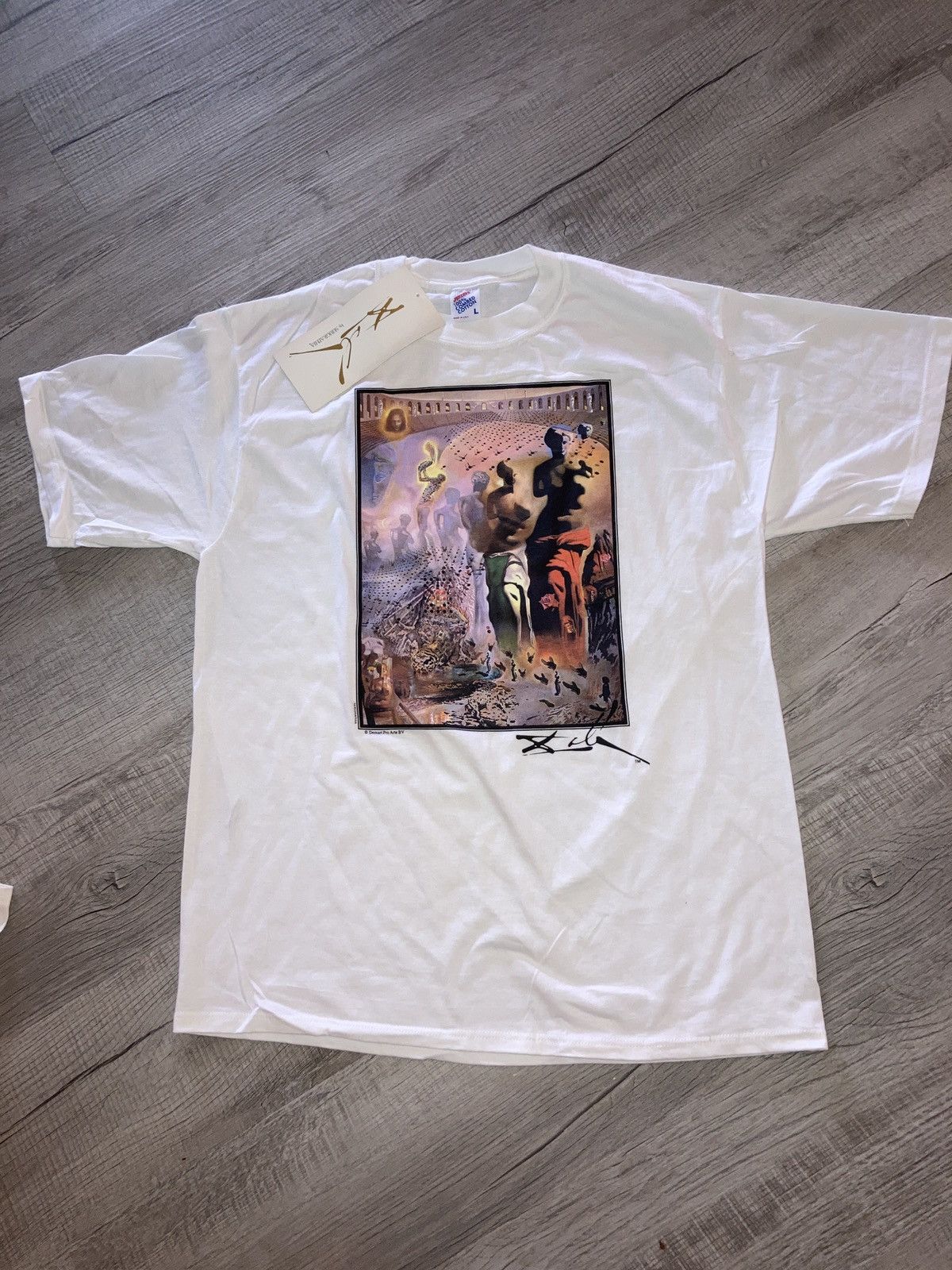 Vintage VTG 90s Salvador Dali Hallucinogenic Torreador T-Shirt XL Size US XL / EU 56 / 4 - 3 Thumbnail