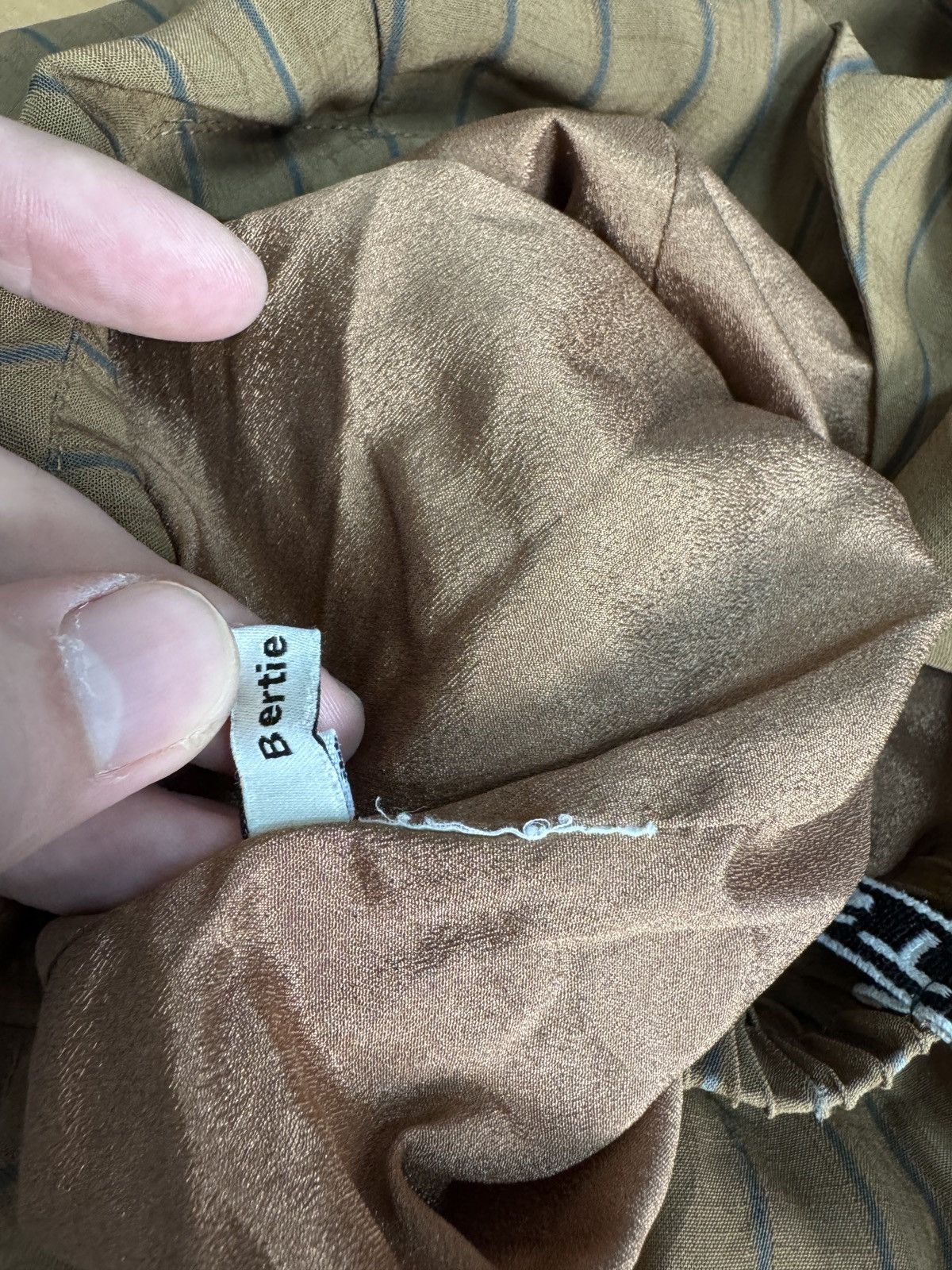 Dior Christian Dior Striped Jumpsuit Logo Straps Brown Size S Size S / US 4 / IT 40 - 12 Thumbnail