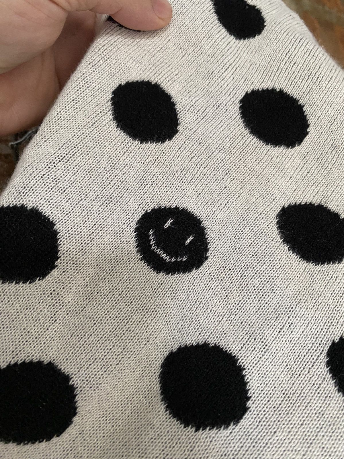 Japanese Brand ARMED Japan polka dot flannel smile and anarchy hoodie Size US S / EU 44-46 / 1 - 16 Thumbnail
