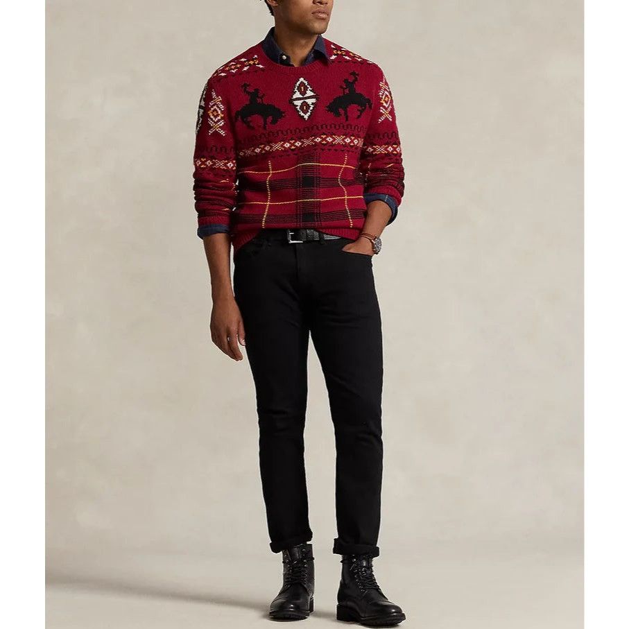 Polo Ralph Lauren Ralph Lauren Polo Wool Blend Chunky Knit Western Fair Isle S Size US L / EU 52-54 / 3 - 10 Thumbnail