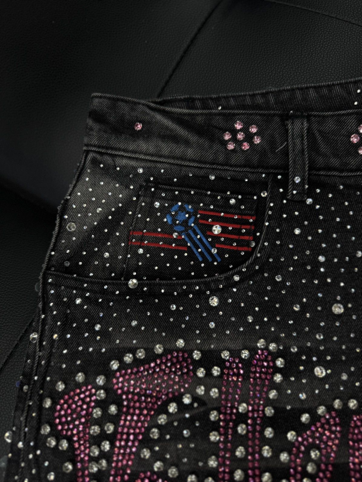 Vale Vale Valley Dreams Rhinestone Shorts Size 32 Size US 32 / EU 48 - 6 Thumbnail