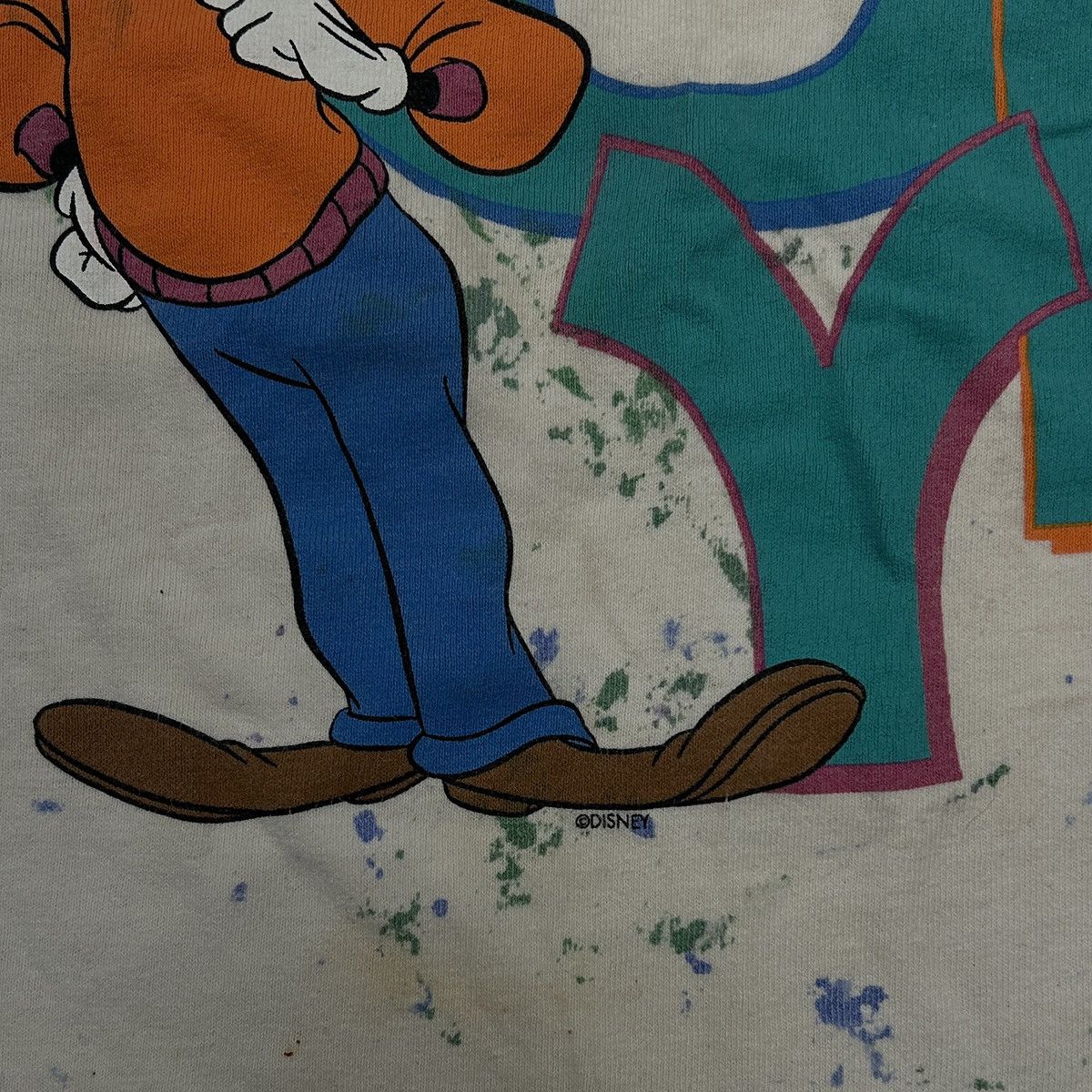 Vintage Vintage 90s Disney “Goofy – World on Ice” T-Shirt Size US L / EU 52-54 / 3 - 5 Thumbnail