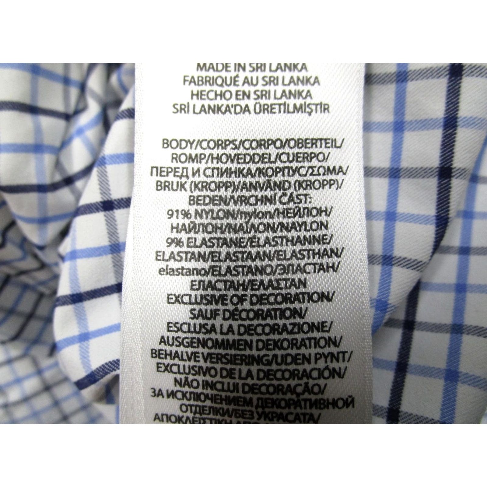 Ralph Lauren Ralph Lauren Shirt Mens 3XB Blue Check Performance Long Sleeve Button-Down Shirt Men Big 3X Blue Check Size US XXL / EU 58 / 5 - 7 Thumbnail
