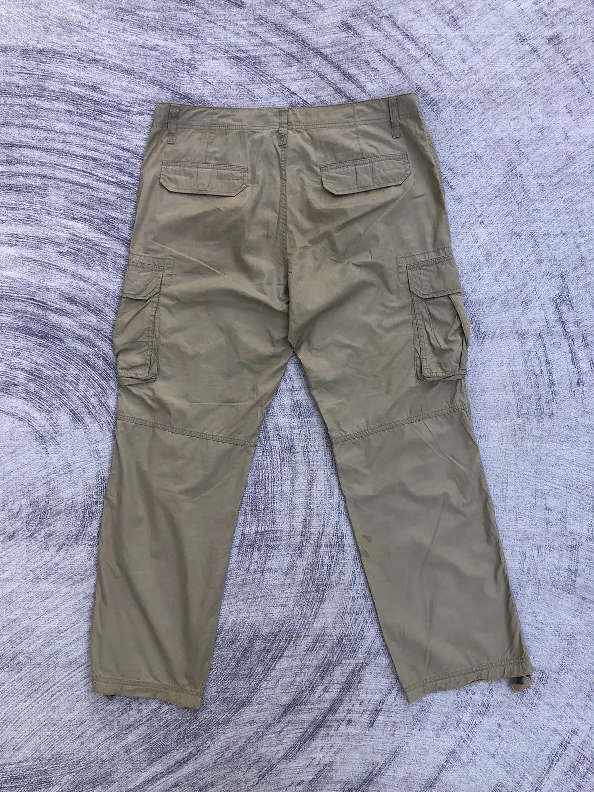 Japanese Brand Faded Cargo Pants Multipocket Tactical Utility W38xL42.5 Size US 33 - 11 Thumbnail