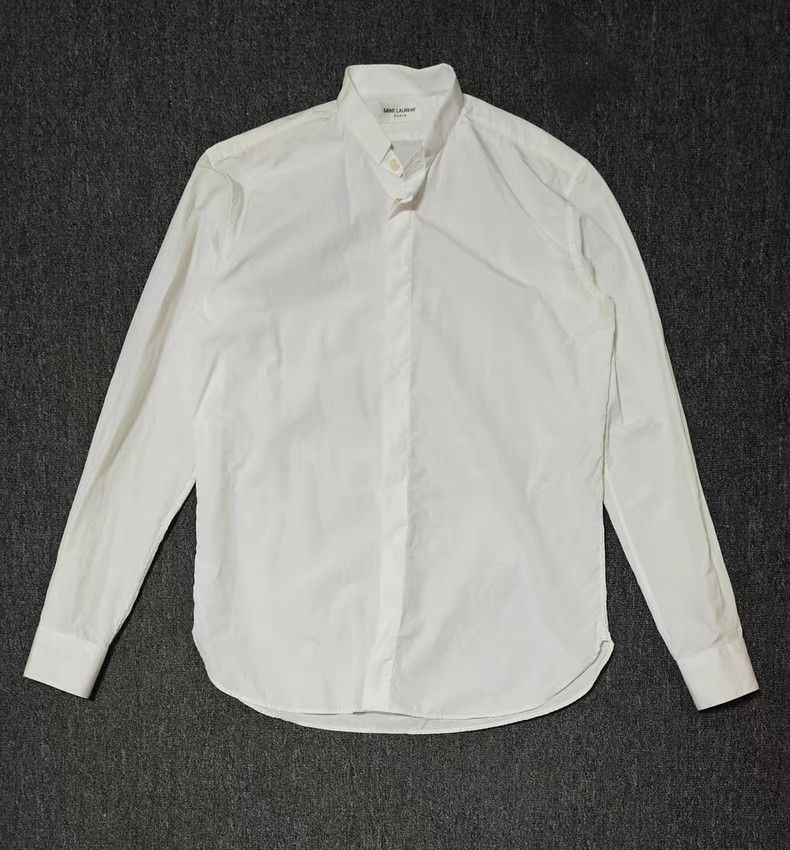 Saint Laurent Paris Saint Laurent White Shirt Size US M / EU 48-50 / 2 - 1 Thumbnail