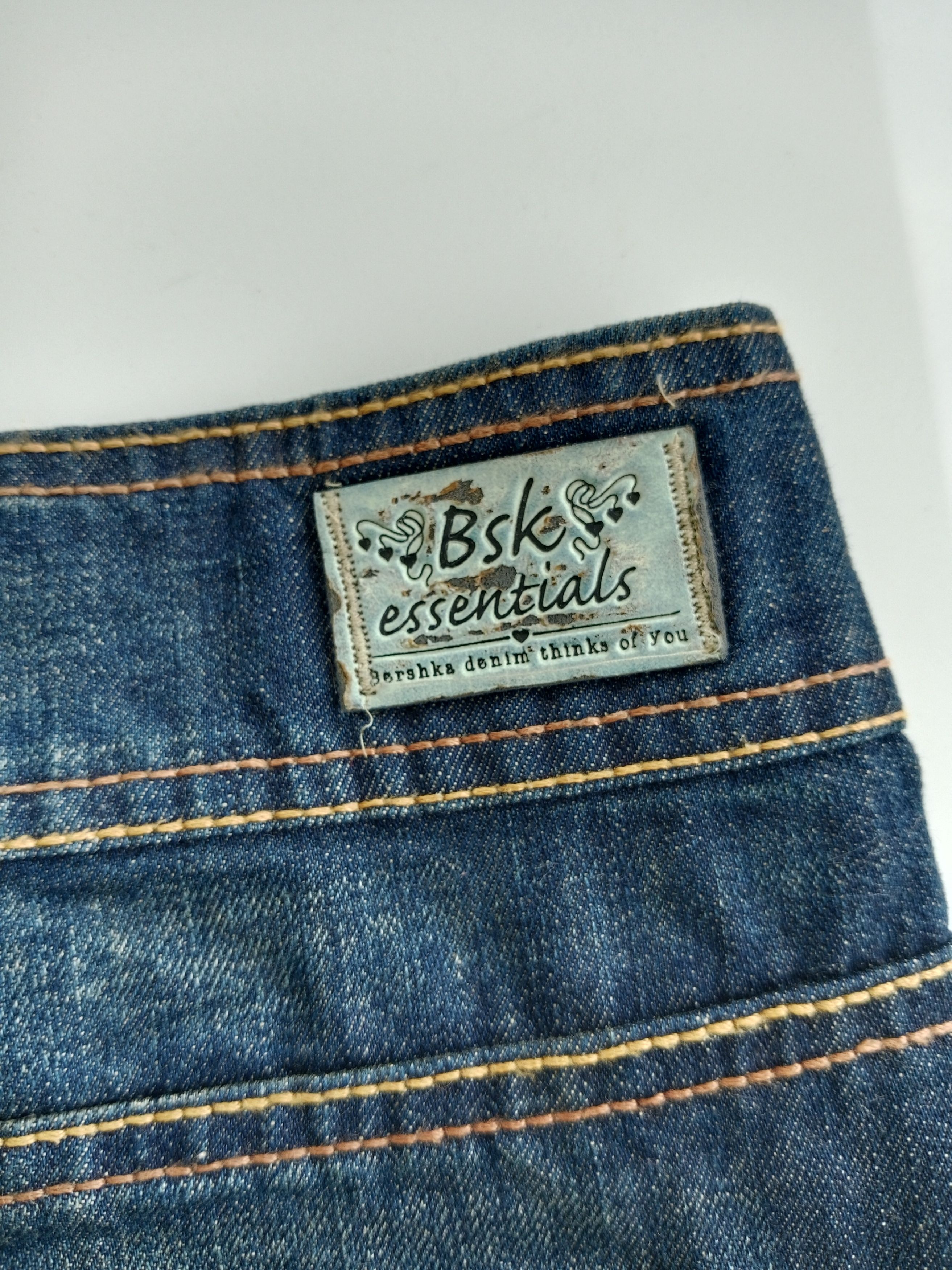 Bershka BERSHKA Denim Mini Skirt Nice Style Size 32" / US 10 / IT 46 - 6 Thumbnail