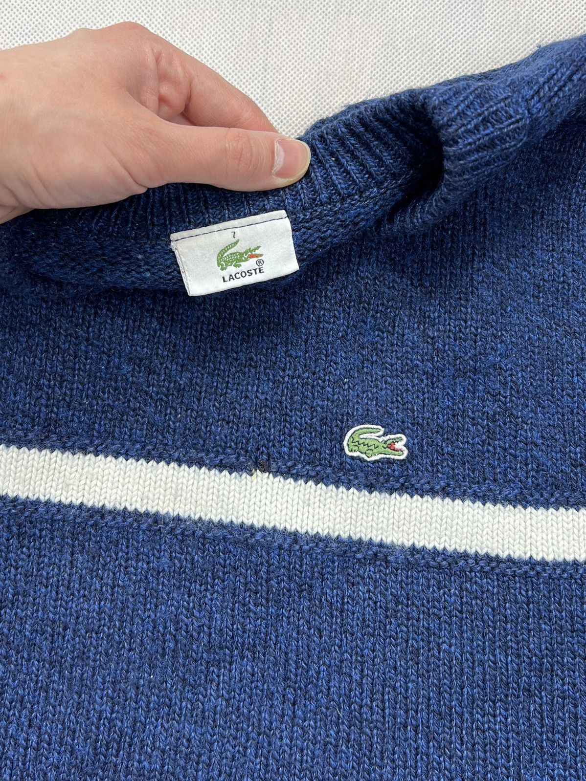 Lacoste Sweater Lacoste Small Logo Vintage Size US M / EU 48-50 / 2 - 2 Thumbnail