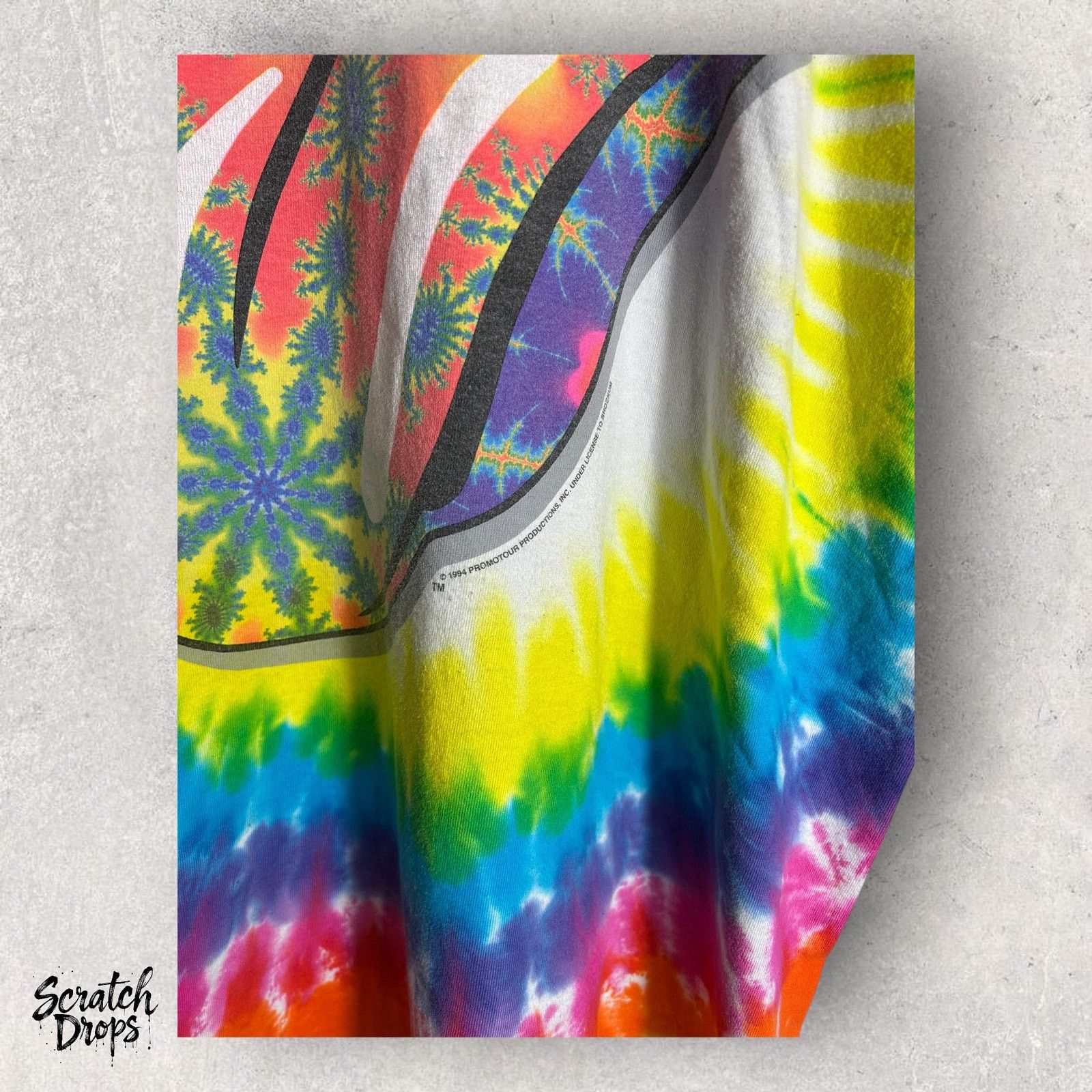 Liquid Blue Vintage Liquid Blue XL Tie Dye Rolling Stones Tongue Shirt Size US XL / EU 56 / 4 - 4 Thumbnail