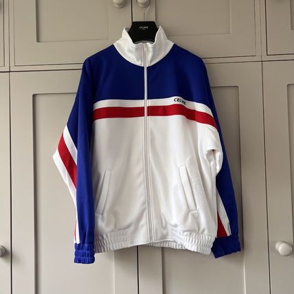 Celine o1bcso1str0324 2Y579893L.18MM Jacket in White/Blue/Red Size US M / EU 48-50 / 2 - 1 Thumbnail
