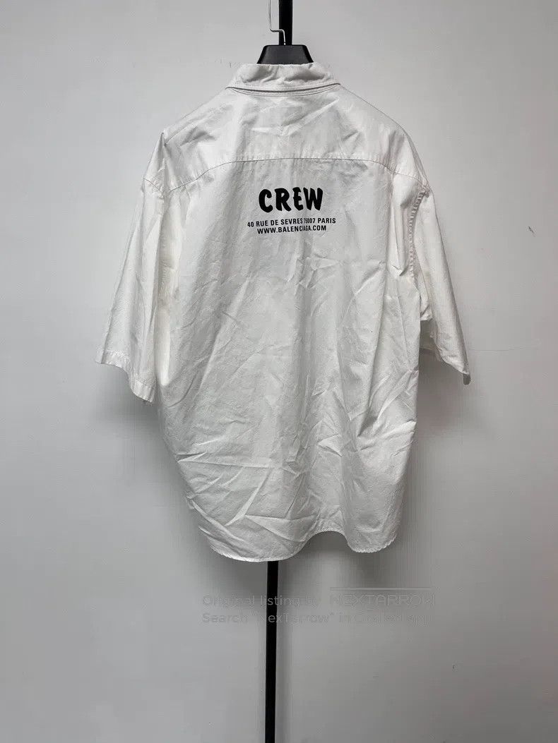 Balenciaga Balenciaga Letter Printed White Shirt Size XS / US 0-2 / IT 36-38 - 1 Thumbnail