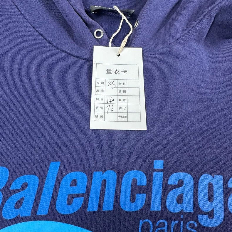 Balenciaga Balenciaga Blue waves cola printed logo environmental prot Size US XS / EU 42 / 0 - 8 Thumbnail