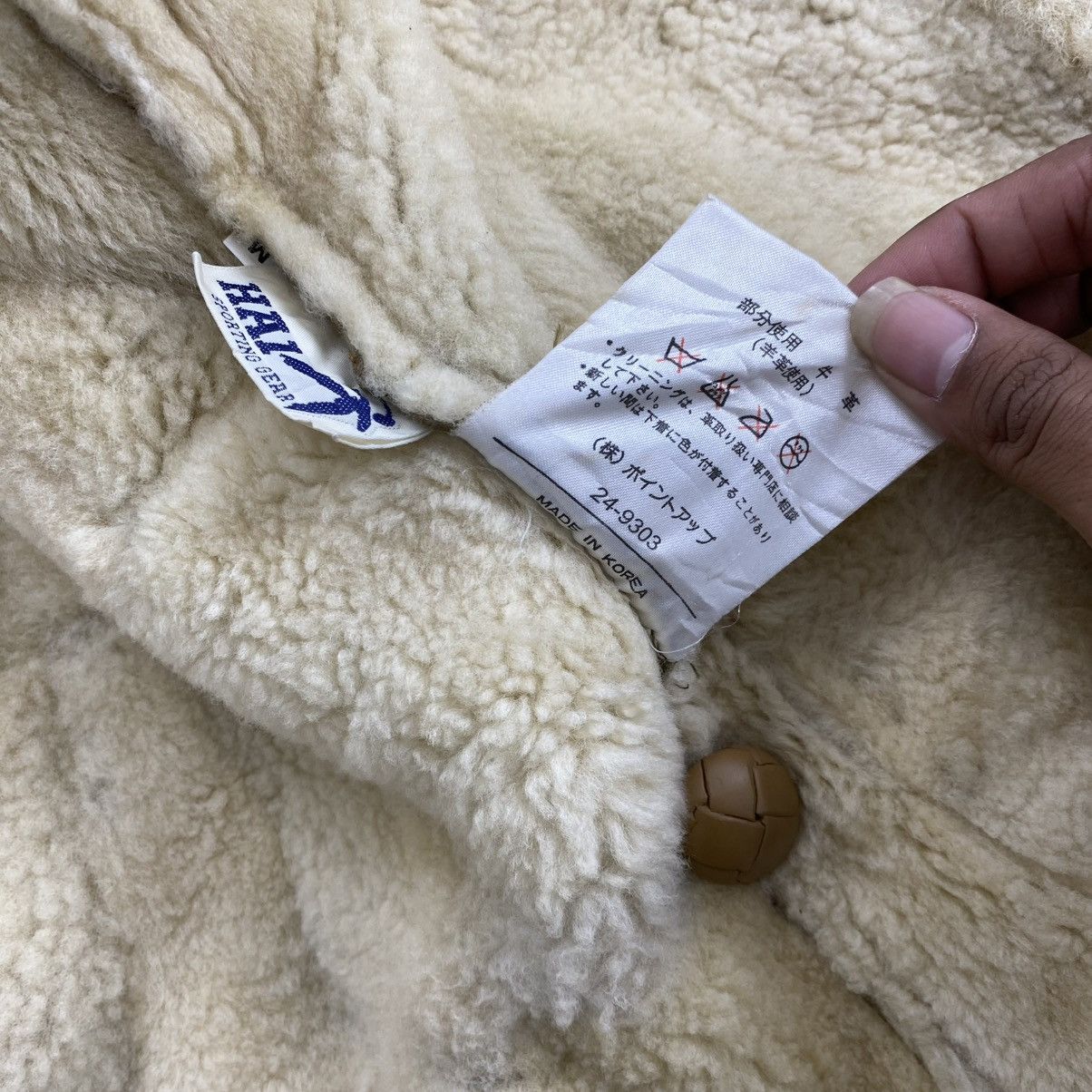 Hai Sporting Gear 1990s Hai Sporting Gear Issey Miyake Sheepskin Winter Jacket Size US M / EU 48-50 / 2 - 11 Thumbnail