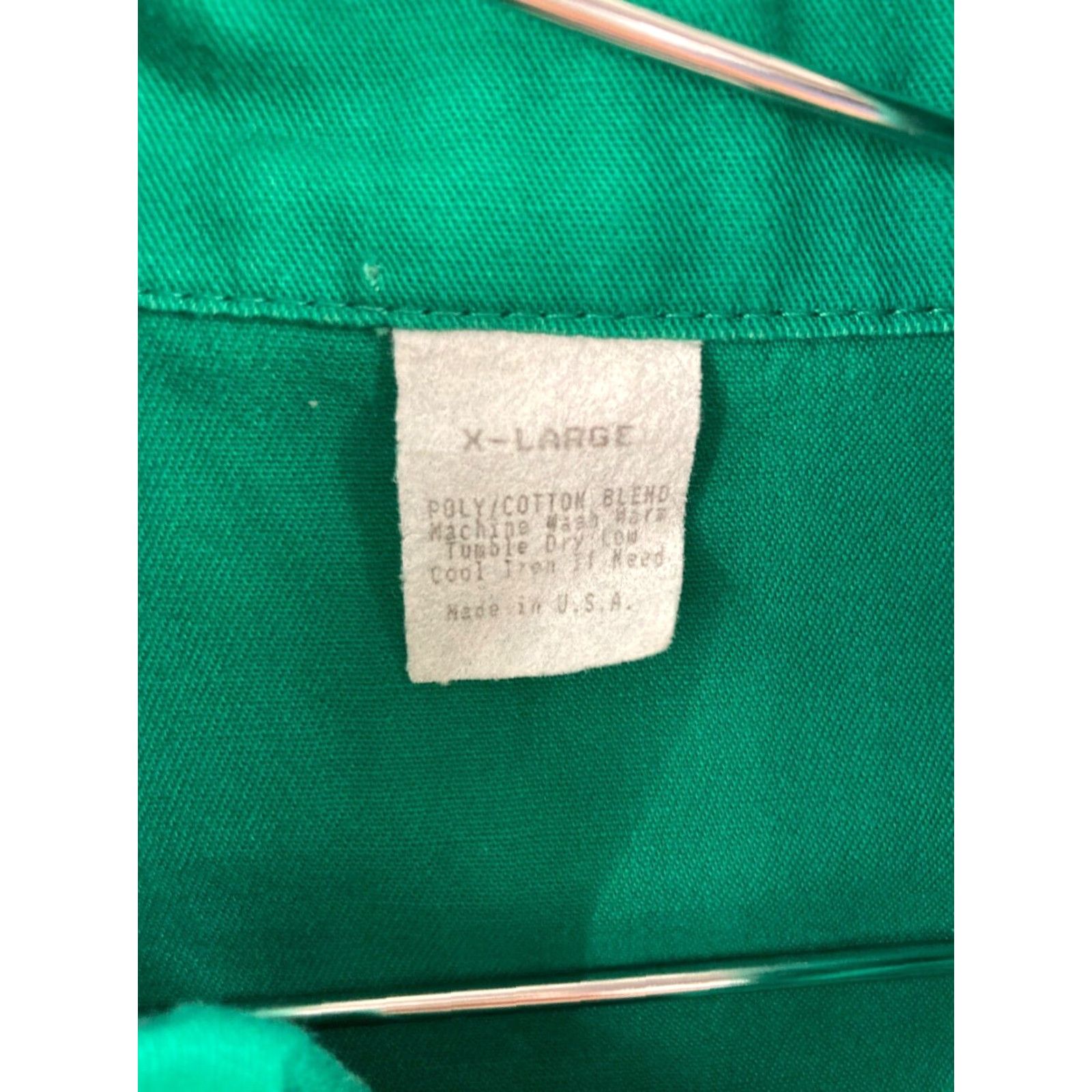 Vintage VINTAGE Safe Quip Shirt Mens XL Gren Yellow Short Sleeve Racing Mechanic 70s Size US XL / EU 56 / 4 - 7 Thumbnail