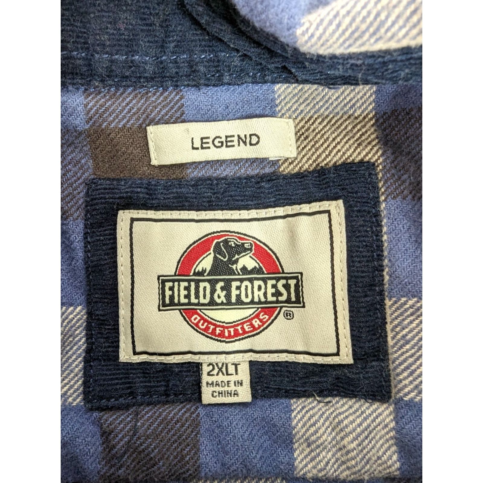 Vintage VINTAGE Field & Forest Thick Flannel Shirt Men's Tall XXL 2XLT Plaid/Check Button T2F Mens Size US XXL / EU 58 / 5 - 4 Thumbnail