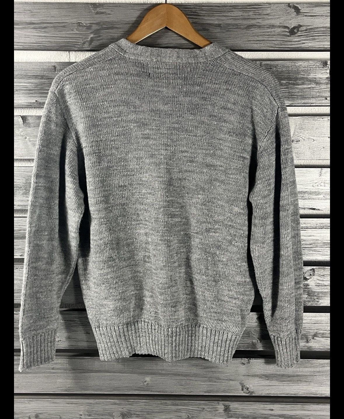 Towncraft Vintage 80s Towncraft Cardigan Sweater Mens M Gray grandpa Size US M / EU 48-50 / 2 - 5 Thumbnail