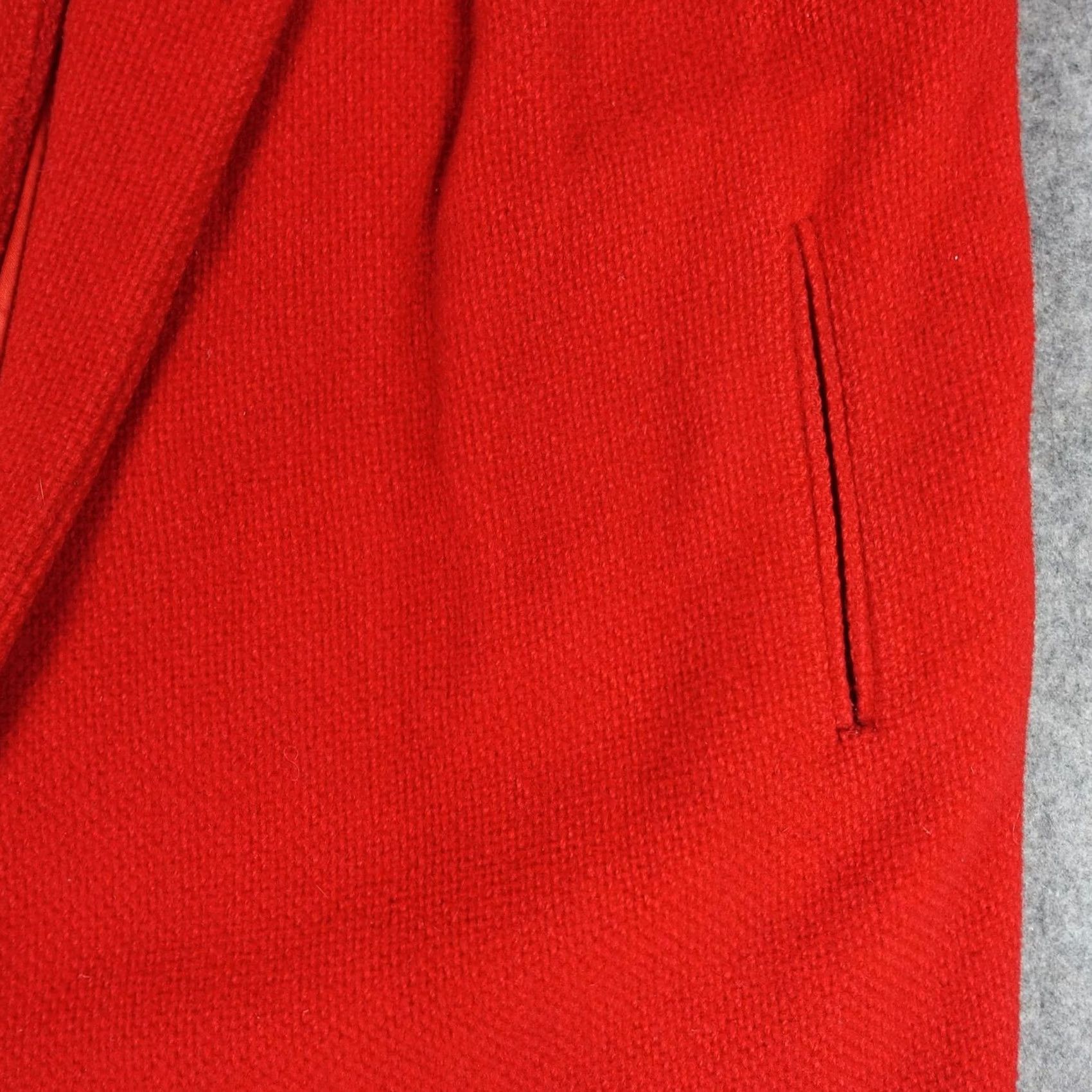 Vintage VINTAGE Lilli Ann Coat Womens Large Red Wool Overcoat 50s Paris San Francisco Size L / US 10 / IT 46 - 3 Thumbnail